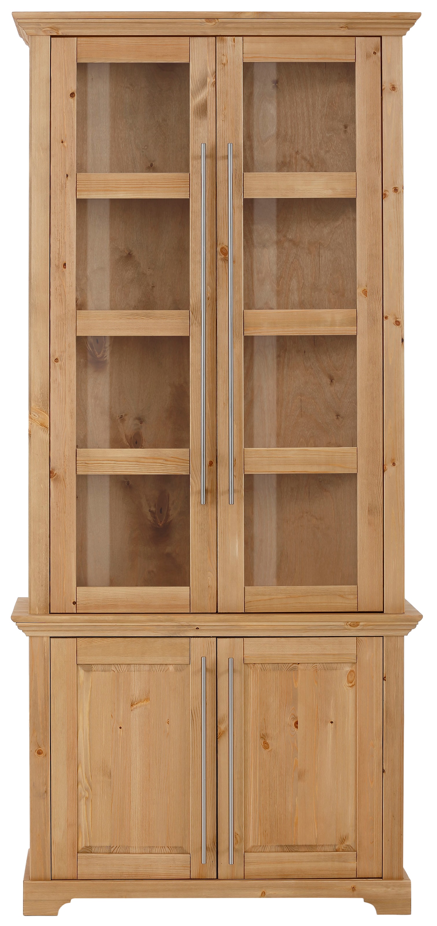 Home affaire Vitrine "Meliss", aus massiver Kiefer, FSC Breite 94 cm günstig online kaufen