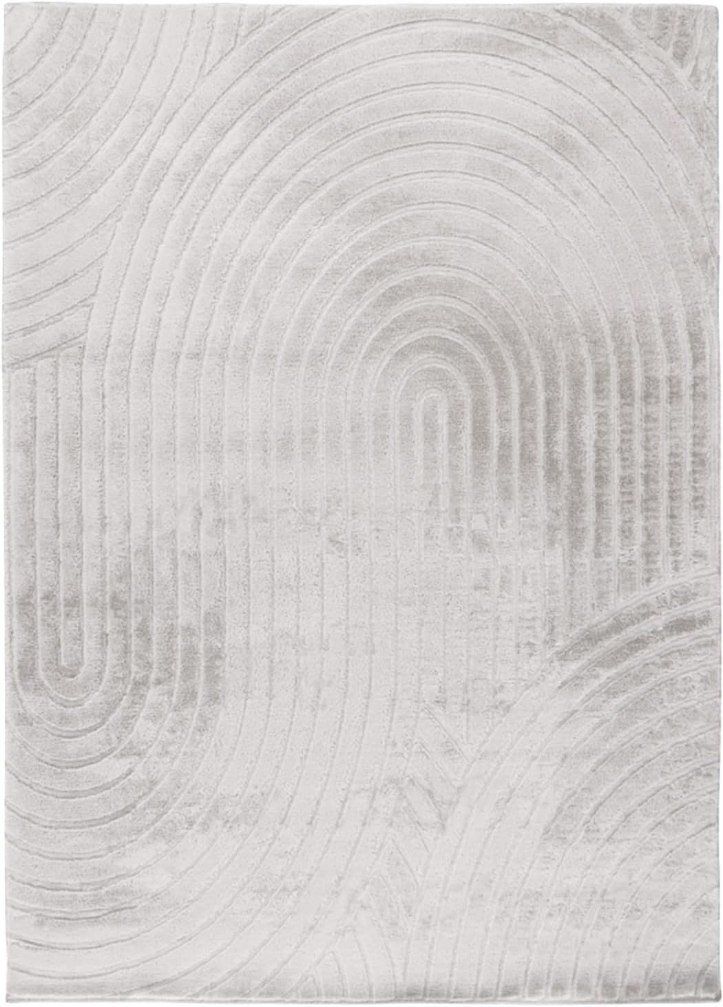 Carpet City Teppich »WAVES 501« rechteckig 12 mm Höhe Kurzflor, Hochtief-Mu günstig online kaufen