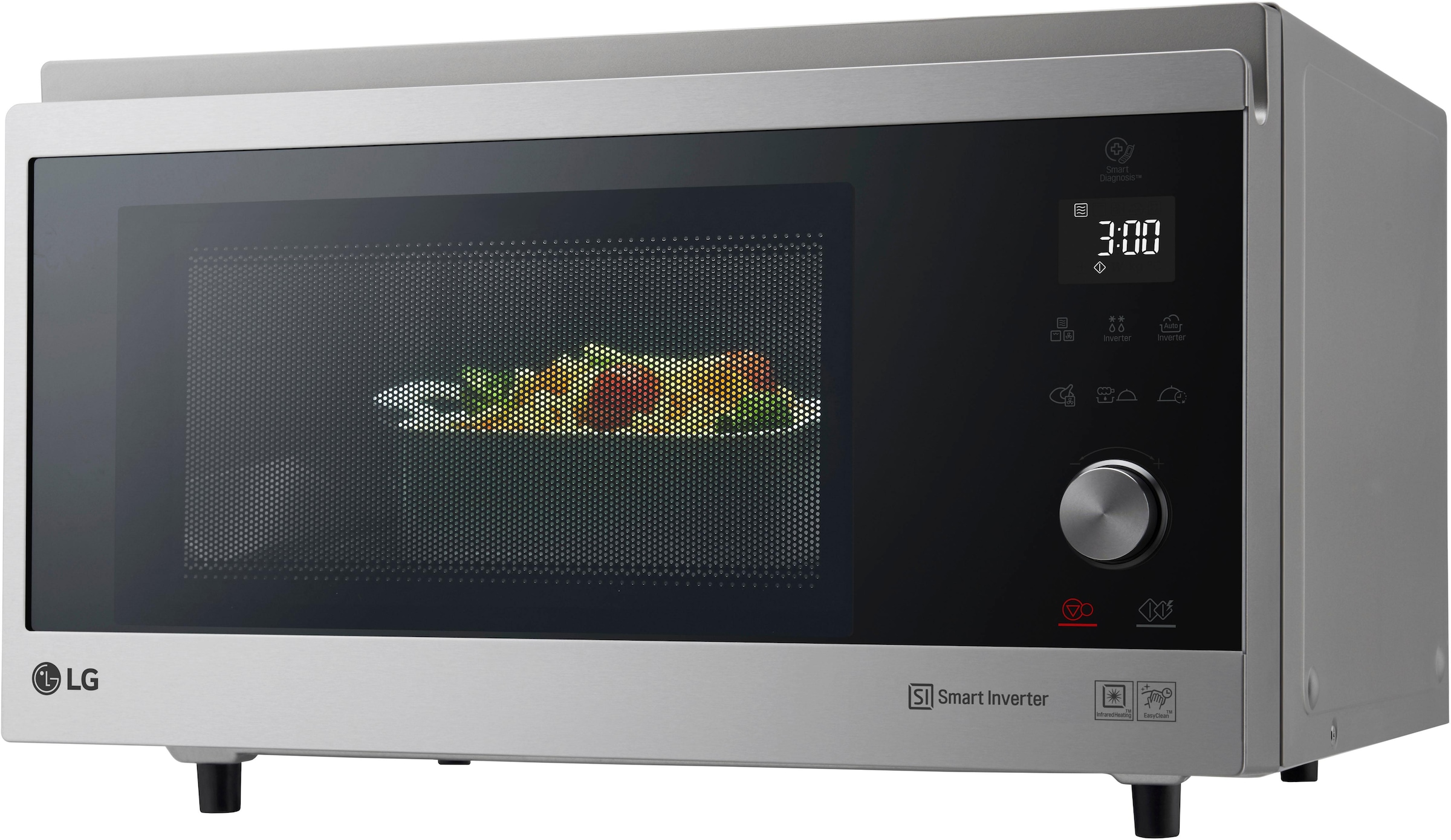 LG Mikrowelle »MJ 3965 ACS«, Mikrowelle-Heißluft-Grill, 1900 W, 1100 Watt, Hybrid-Heißluftofen 4-in-1