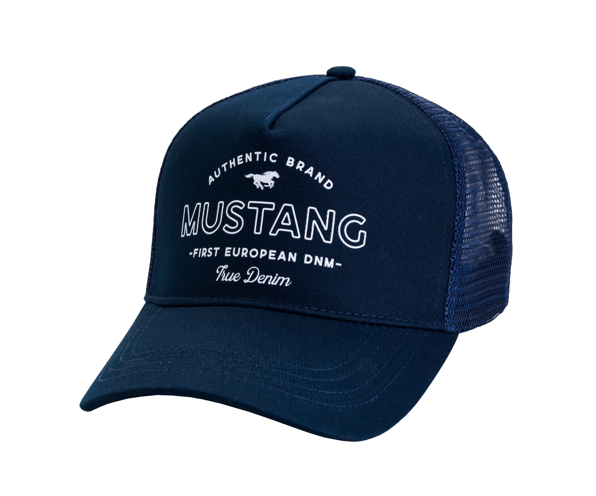MUSTANG Baseball Cap »"Taylor"« 1 Stk. gerundeter Schirm, Größenverstellbar, Markenlogo vorne