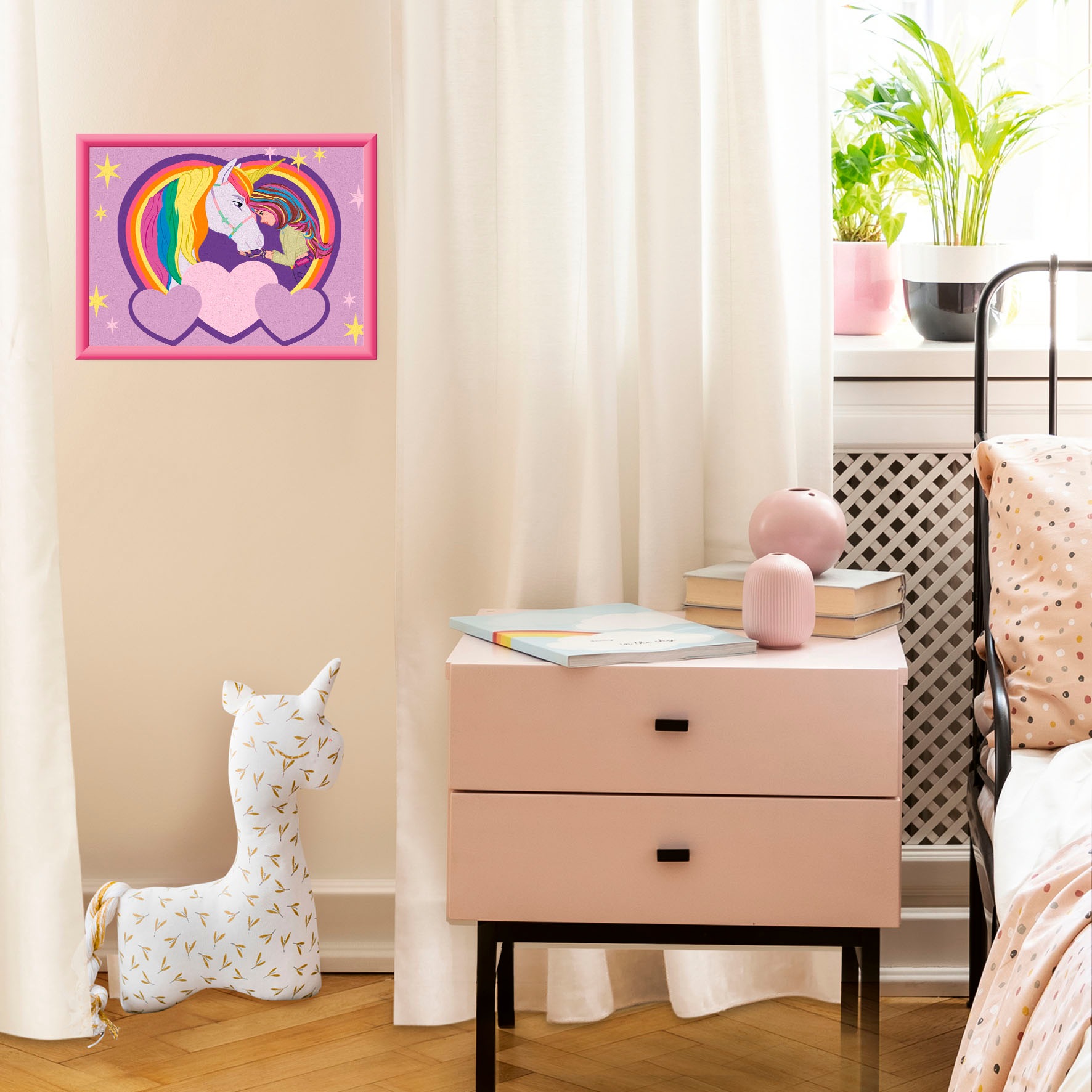 Ravensburger Malen nach Zahlen »CreArt, Malen nach Zahlen, Kinder, Unicorn Academy - Sophia & Wildstar«, Made in Europe