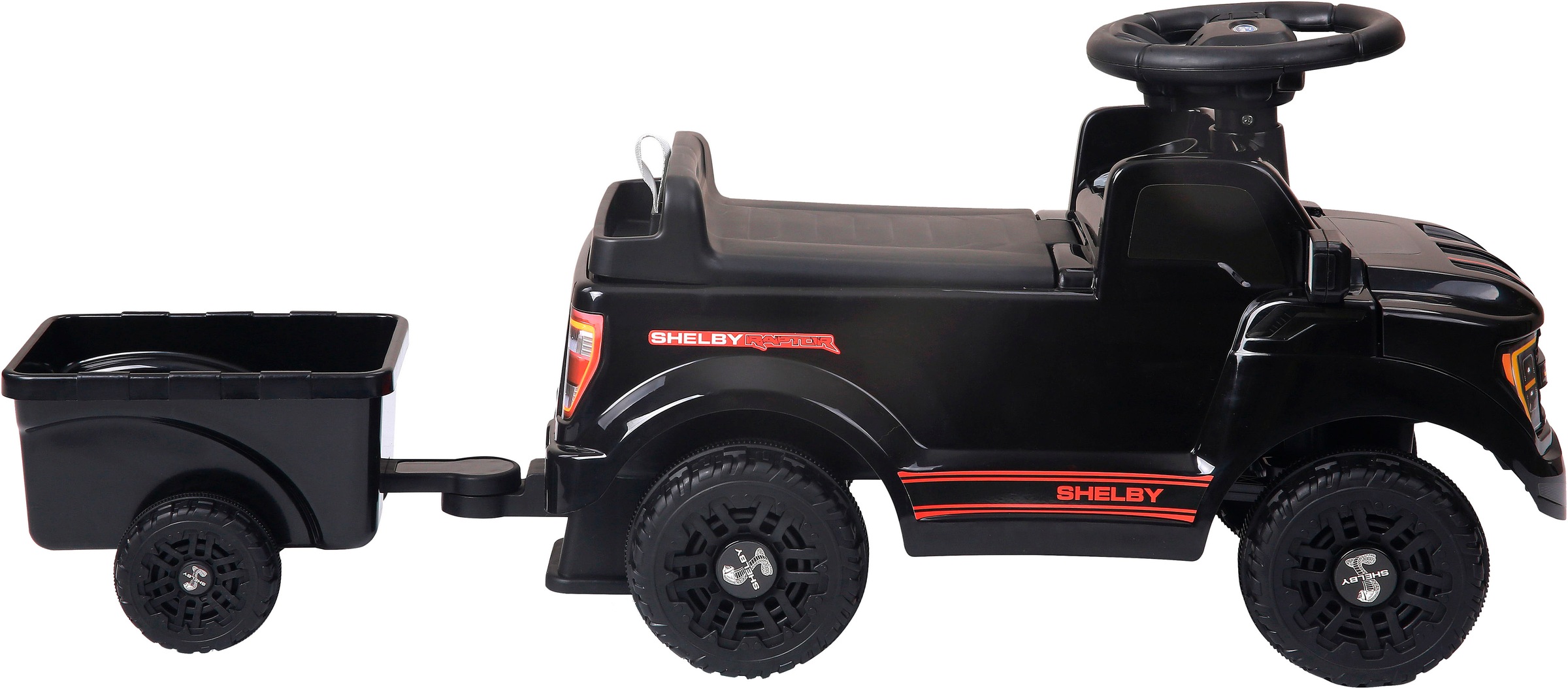 Jamara Rutscherauto »Shelby Ford F-150 Raptor mit Anhänger« mit Soundeffekten