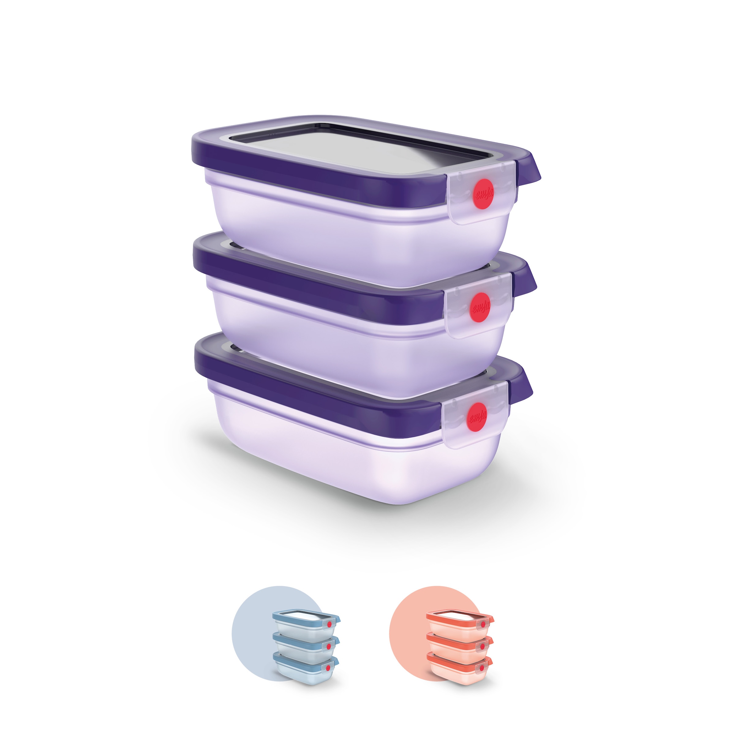 Emsa Frischhaltedose »oneClick« Set, 3 tlg. tlg. günstig online kaufen