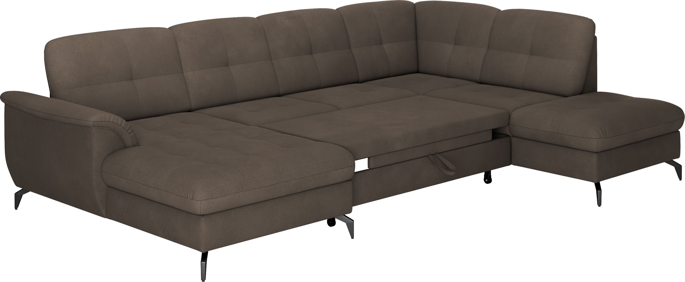 sit&more Wohnlandschaft »Zora U-Form«, wahlweise mit Bettfunktion und Bettkasten