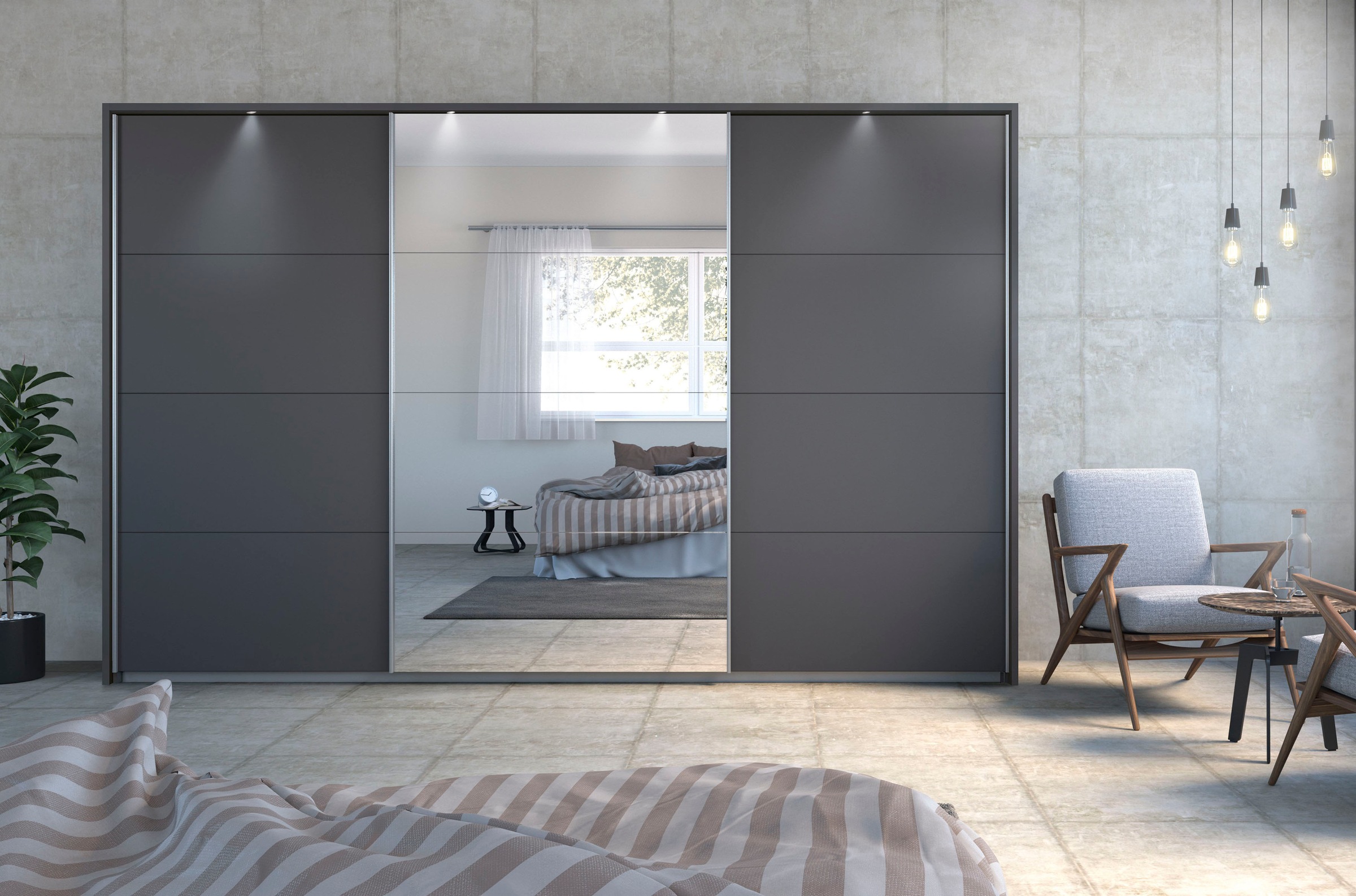 rauch Schwebetürenschrank "Kleiderschrank Schrank Garderobe Wäscheschrank T günstig online kaufen