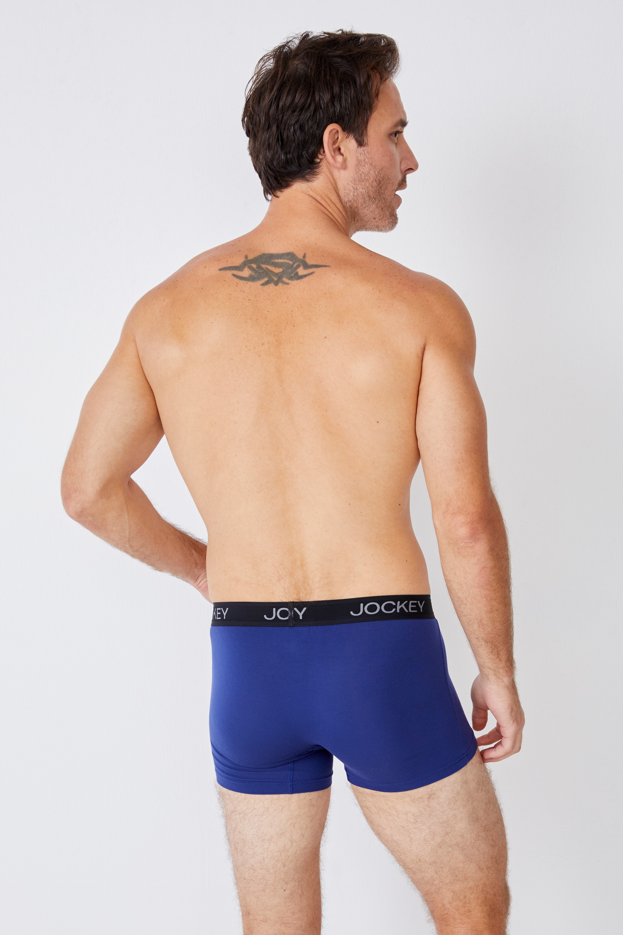 Jockey Trunk »Chafe Proof Pouch«, (2er Pack), Mittlere Bundhöhe, Logobund