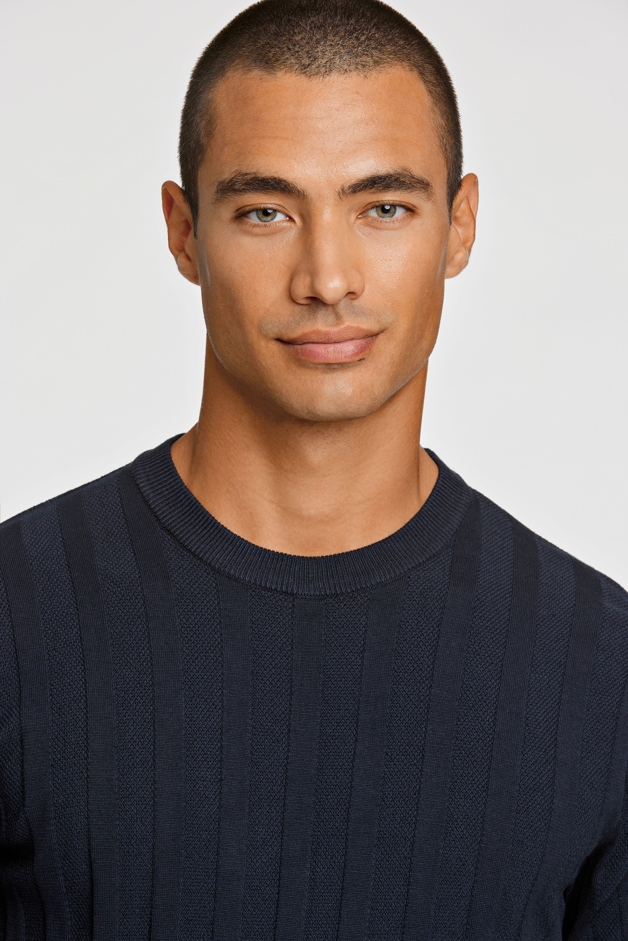 LINDBERGH Kurzarmpullover mit Struktur-Muster