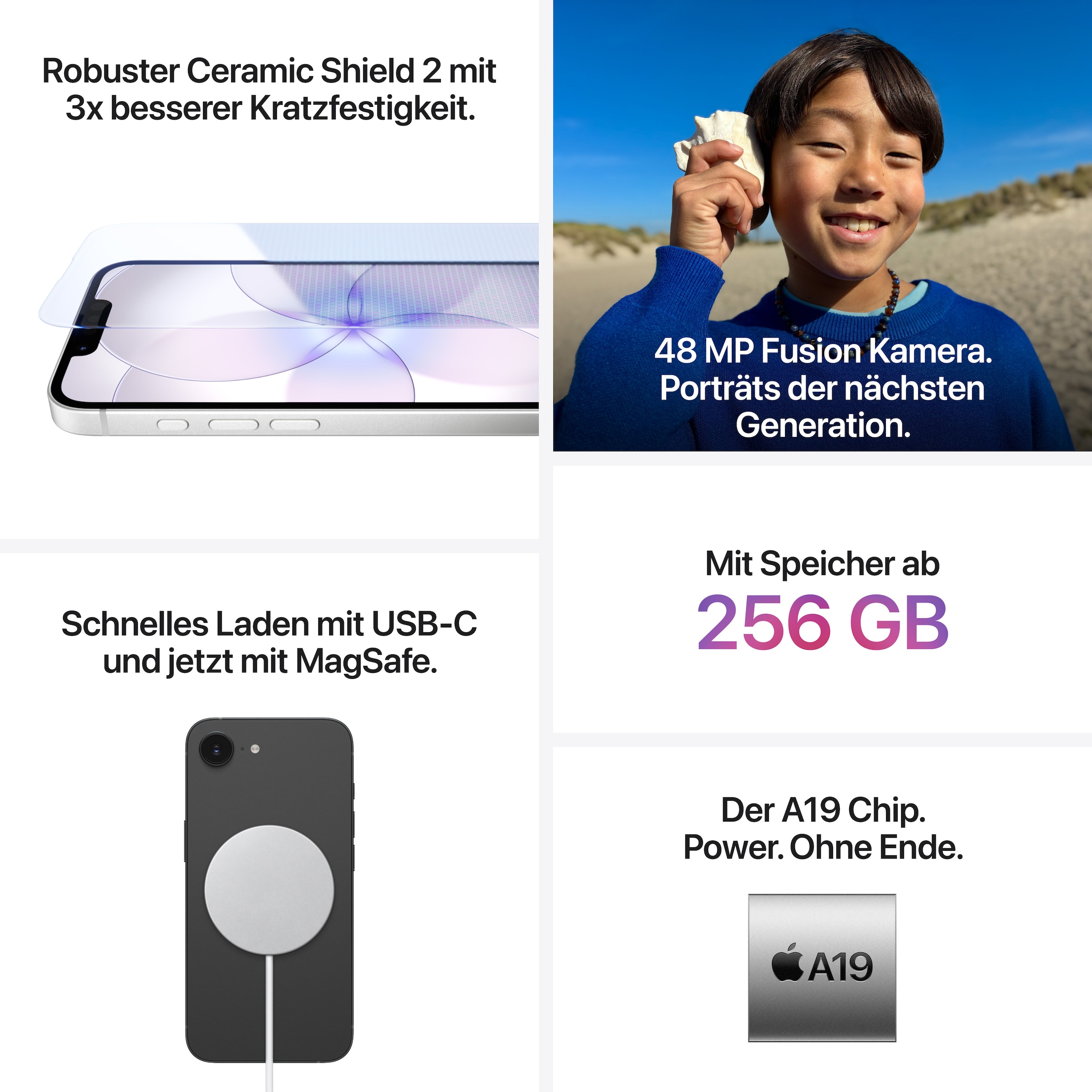 Apple Smartphone »iPhone 17e« Soft Pink