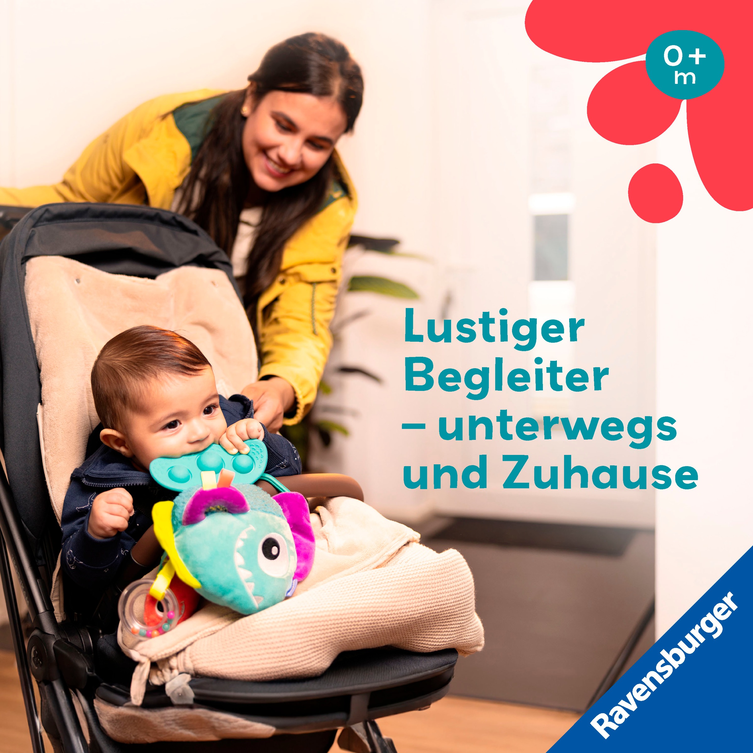 Ravensburger Greifspielzeug »Play+ Pop-it Piranha (blau)«