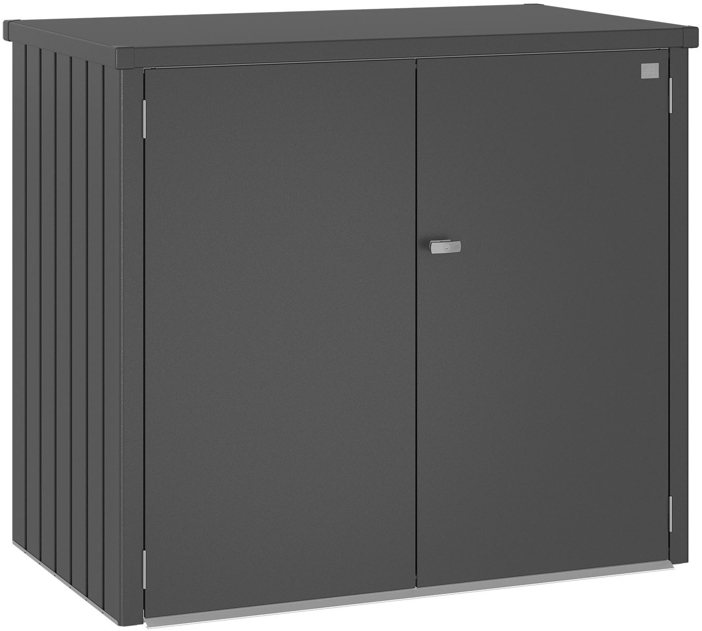 Biohort Mülltonnenbox »ALEX DUO, verschiedene Farben«, 147x88x129 cm, Doppel-Mülltonnenboxaus Metall