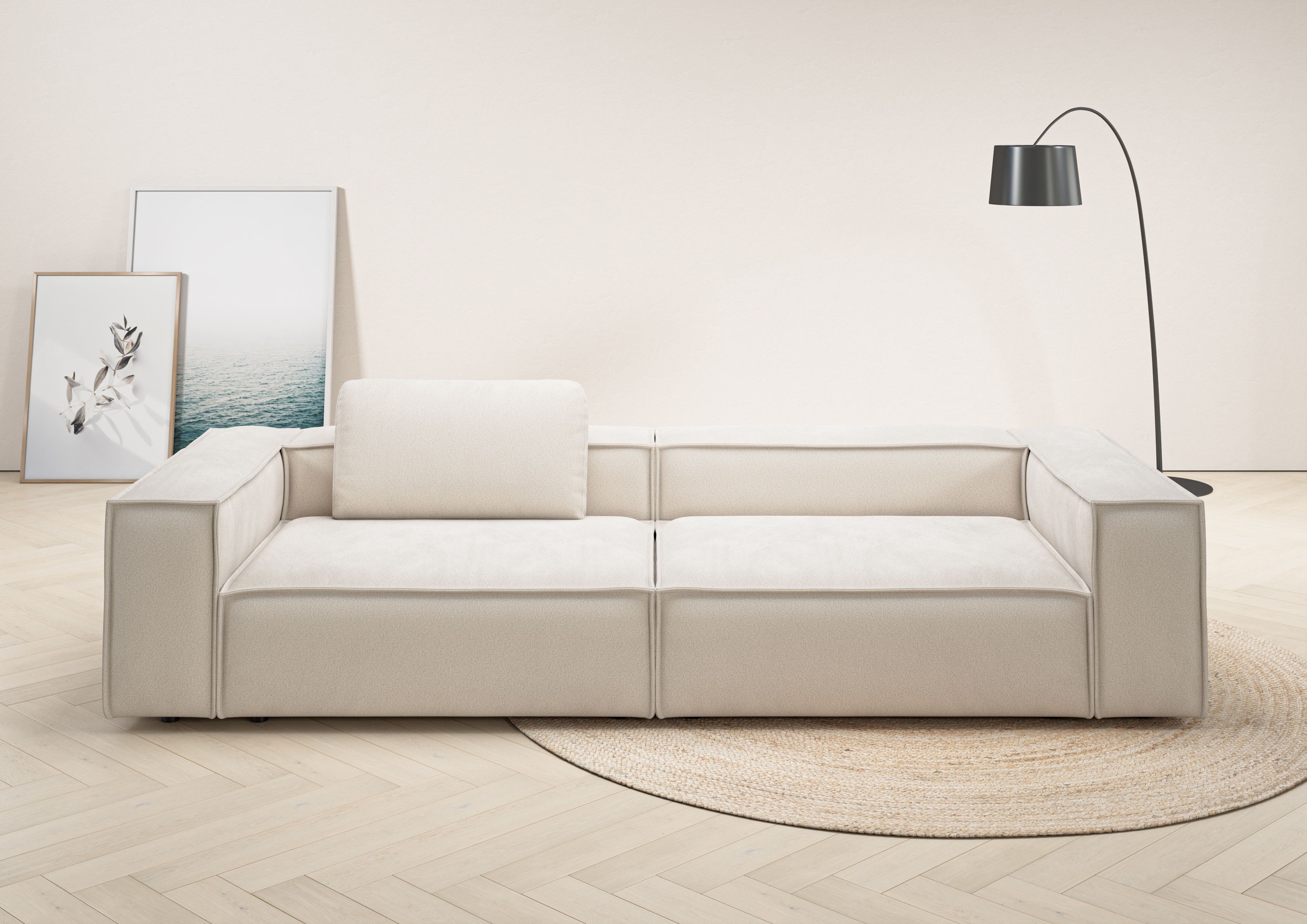 Places of Style 3-Sitzer »Watertown moderner 3-Sitzer«, extra breites Sofa günstig online kaufen
