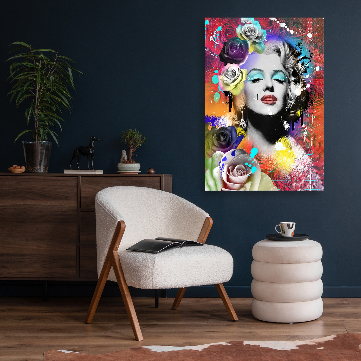 Affengeilebilder Leinwandbild »Marilyn Art by Frank Amoruso auf Keilrahmen gespannt« 1 Stk. tlg. Kunstdruck Wandbild Bild in verschiedenen Formaten
