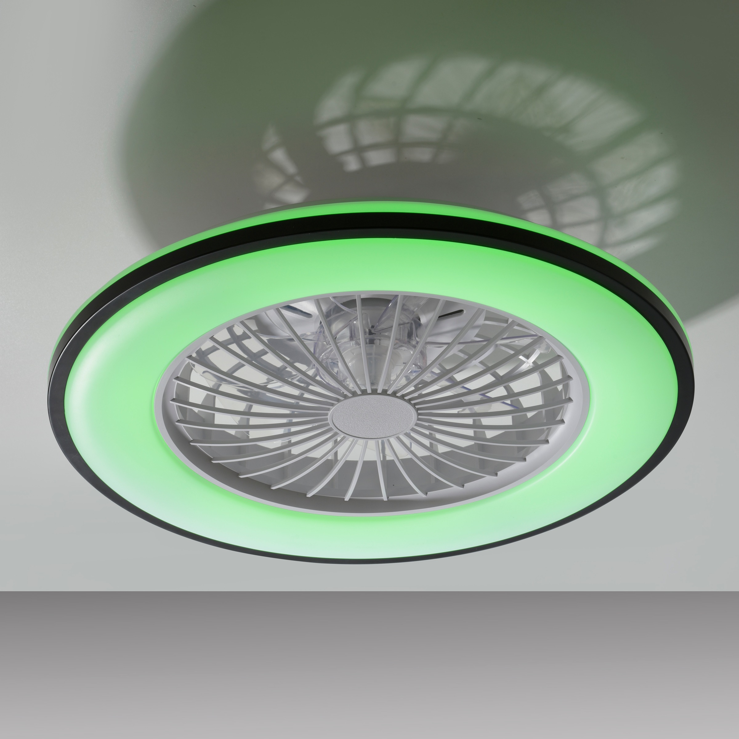 JUST LIGHT LED Deckenleuchte »LENO« LED-Board 1 Stk. RGB Ventilatorfunktion, CCT-RGB, Memoryfunktion, getrennt schaltbar