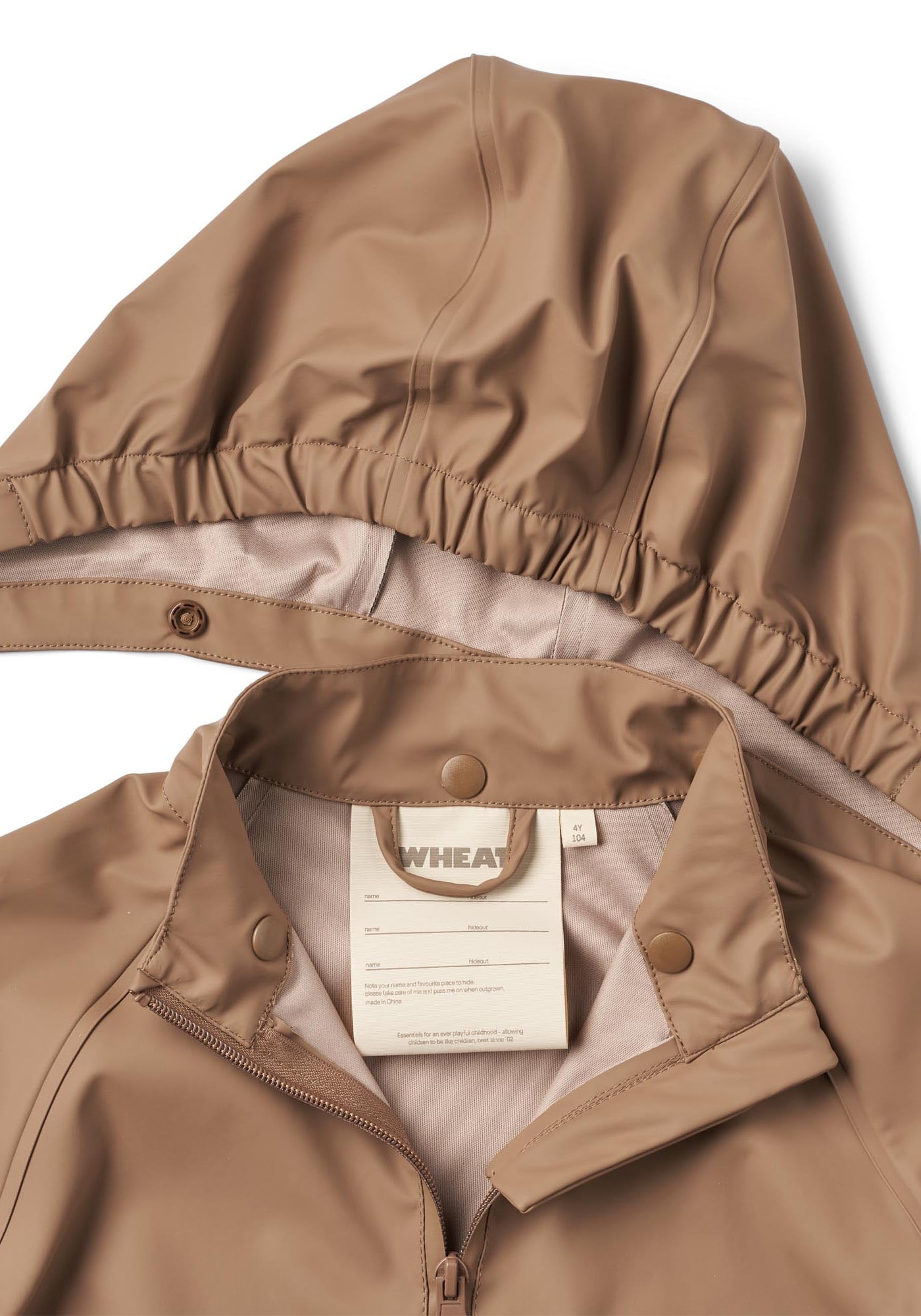 WHEAT Outdoorjacke »Rainwear Chardy Jacket«, mit Kapuze, wasserdicht