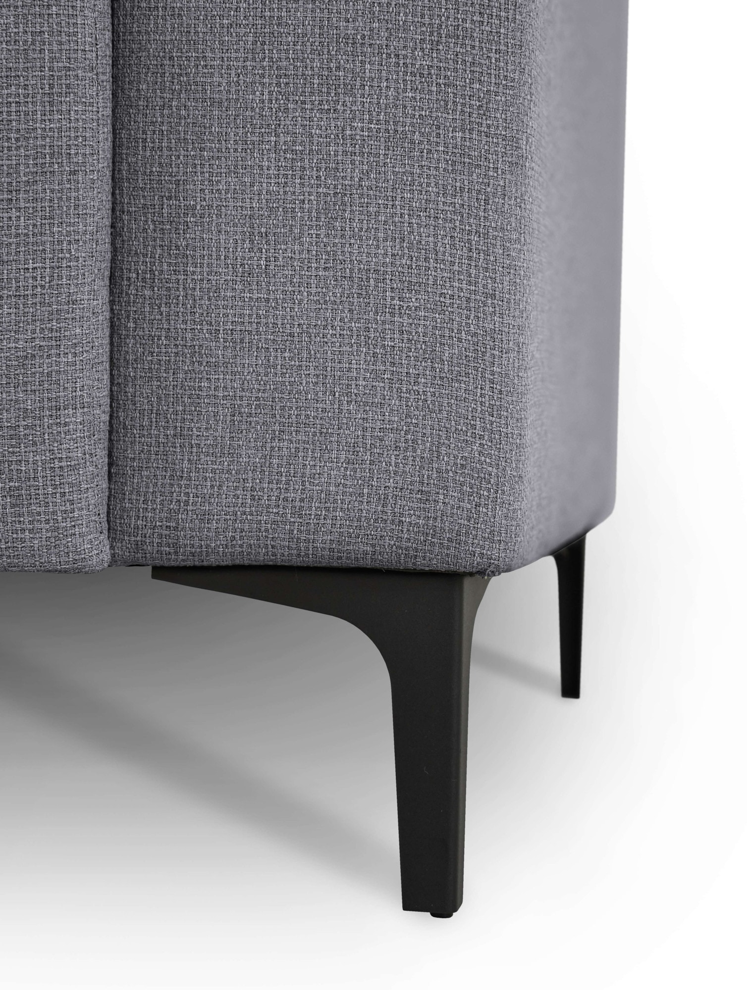 Home affaire Ecksofa »Tournon, L-Form, Breite 256 cm, Webstoff, Chenille«, Designsofa im nordischen Stil, Wellenunterfederung, Metallfüße