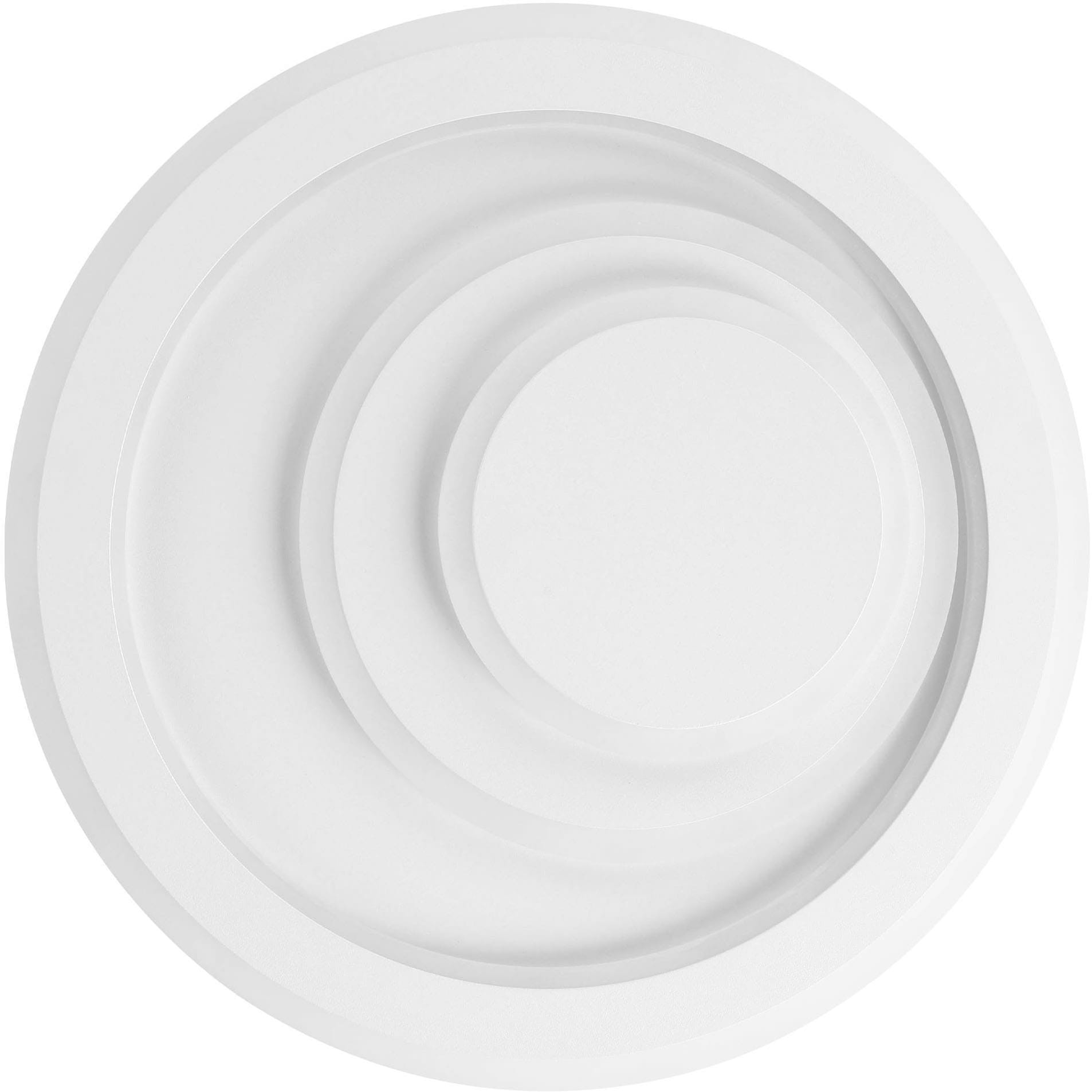EGLO Deckenleuchte »Palagiano Deckenlampe, Deckenbeleuchtung, Kunststoff, Metall, Lampe« LED-Modul 1 Stk. Neutralweiß Wand-/Deckenleuchte - H5 x Ø38 cm - weiß - 14,7W inkl.