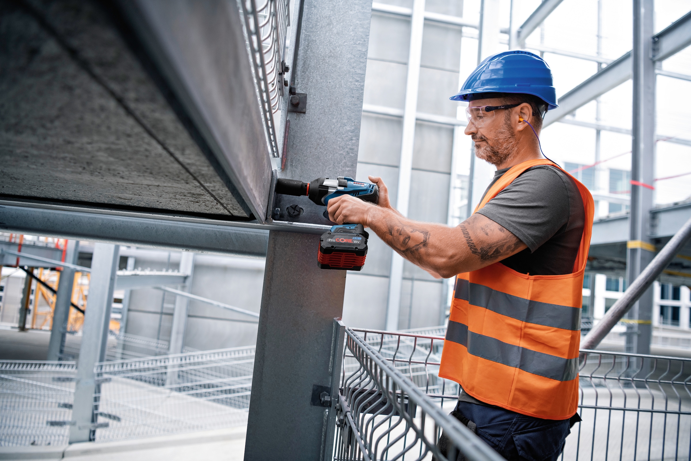 Bosch Professional Akku-Drehschlagschrauber »GDS 18V-1000 C«, ohne Akku und Ladegerät