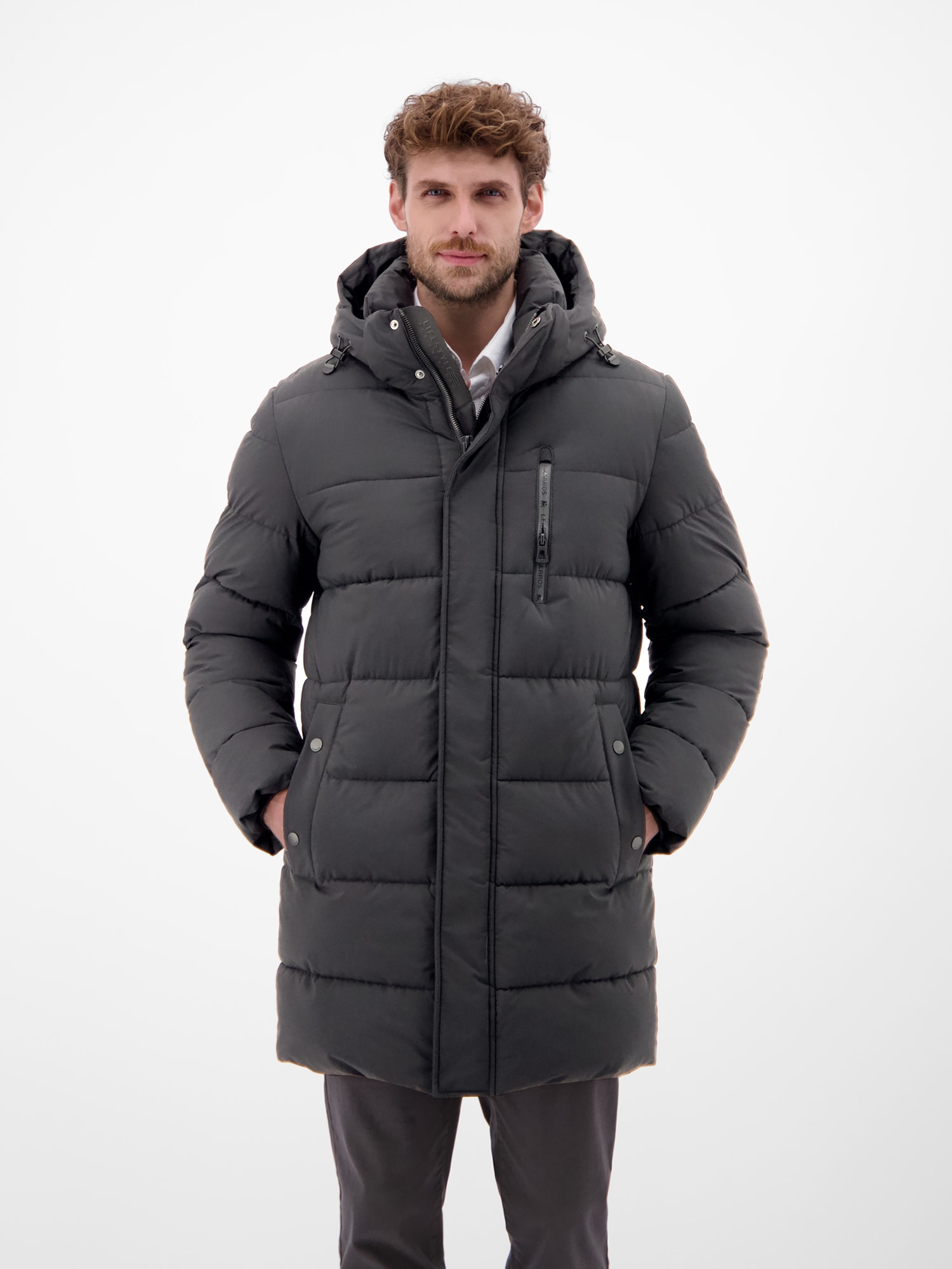 LERROS Steppjacke »LERROS Warme Steppjacke für Herren«, mit Kapuze, Wasser- und windabweisend, atmungsaktiv