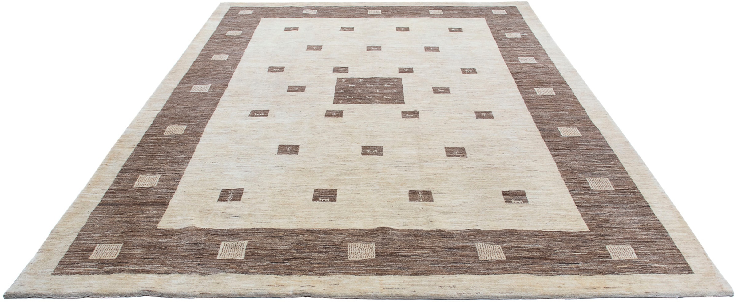 morgenland Wollteppich »Gabbeh - Loribaft Perser - 340 x 250 cm - beige«, r günstig online kaufen