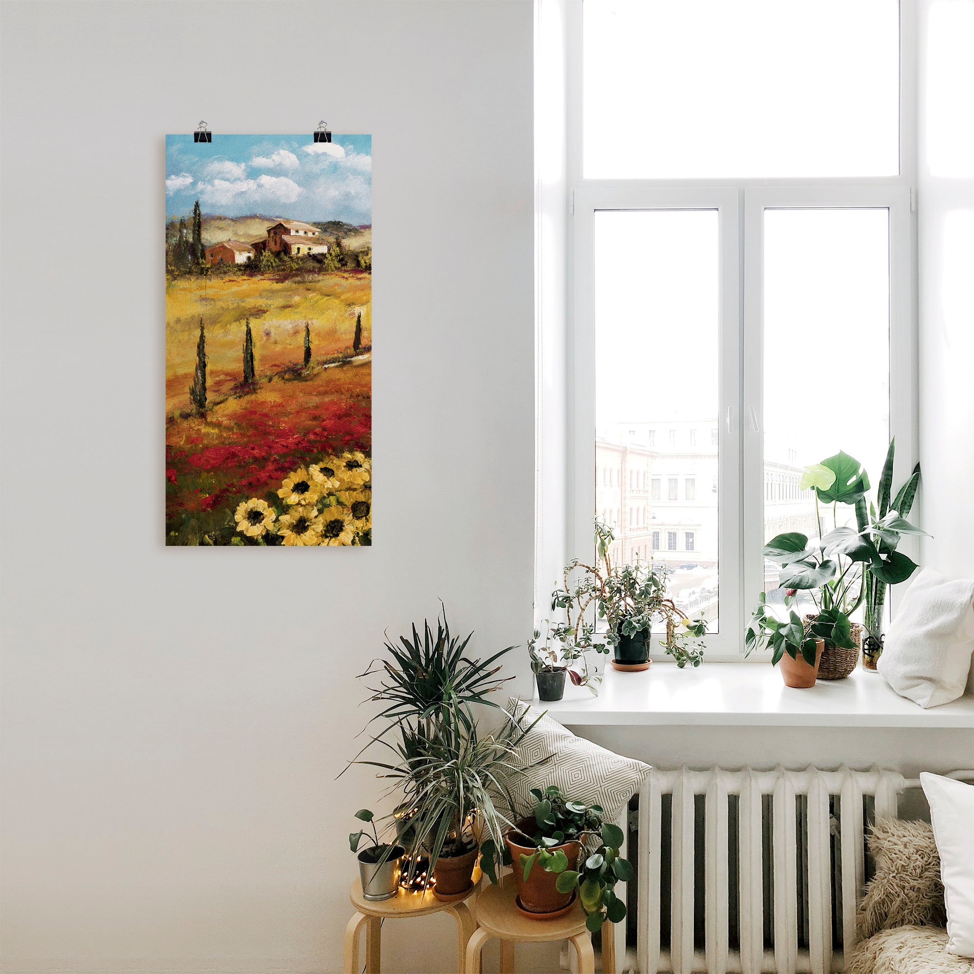 Artland Wandbild »Toskana«, Europa, (1 St.), als Leinwandbild, Wandaufkleber oder Poster in versch. Größen