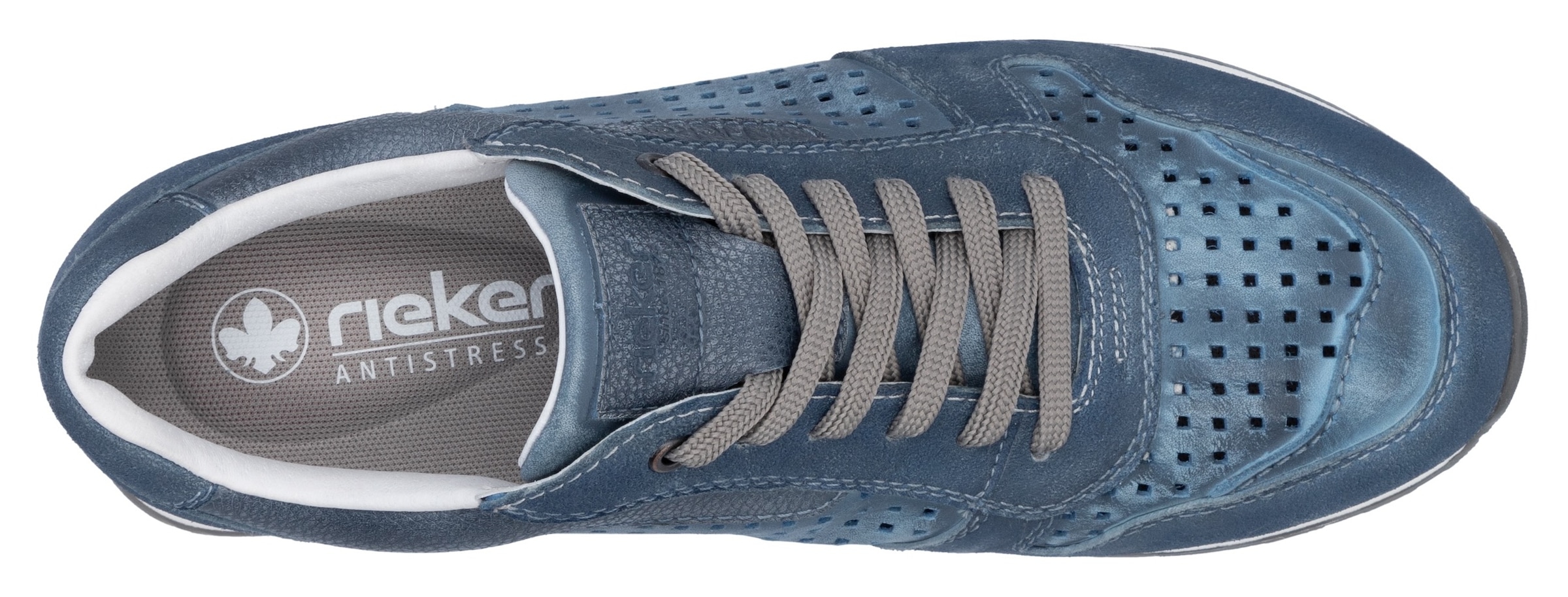 Rieker Sneaker  , Schnürschuh, Halbschuh mit luftdurchlässiger Perforation