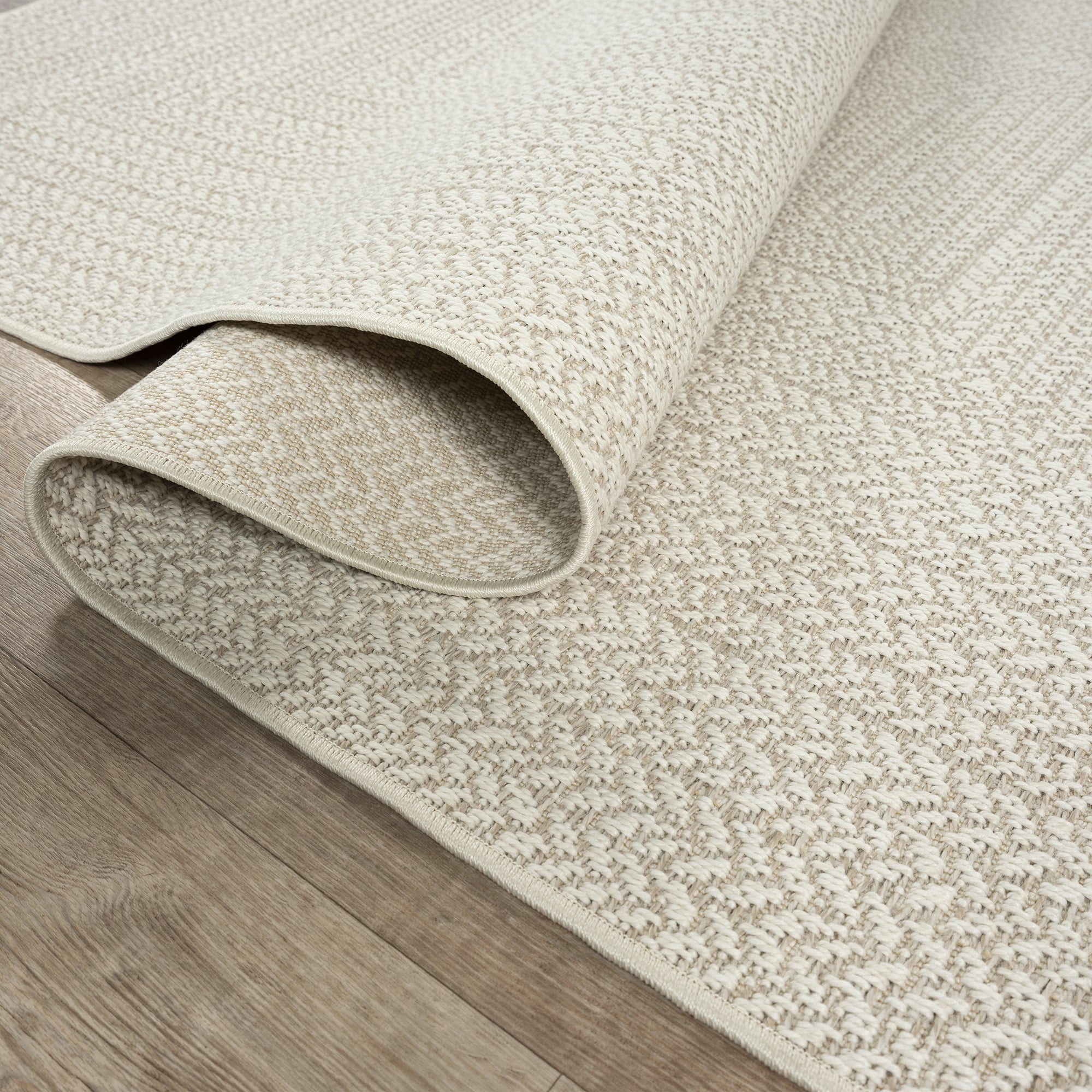 the carpet Teppich »Kansas«, rechteckig, 1 mm Höhe, moderner robuster In und Outdoor Teppich Jute Look