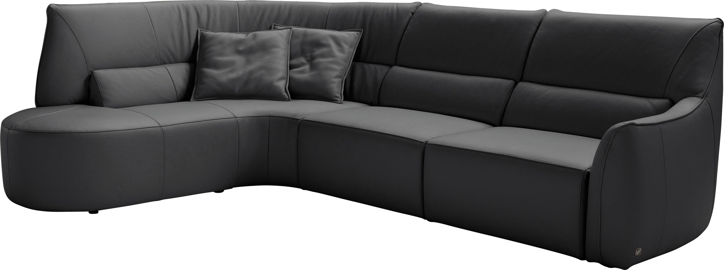 Egoitaliano Ecksofa »Puffy, extravagant & edel, Retro Designsofa, hoher Sit günstig online kaufen