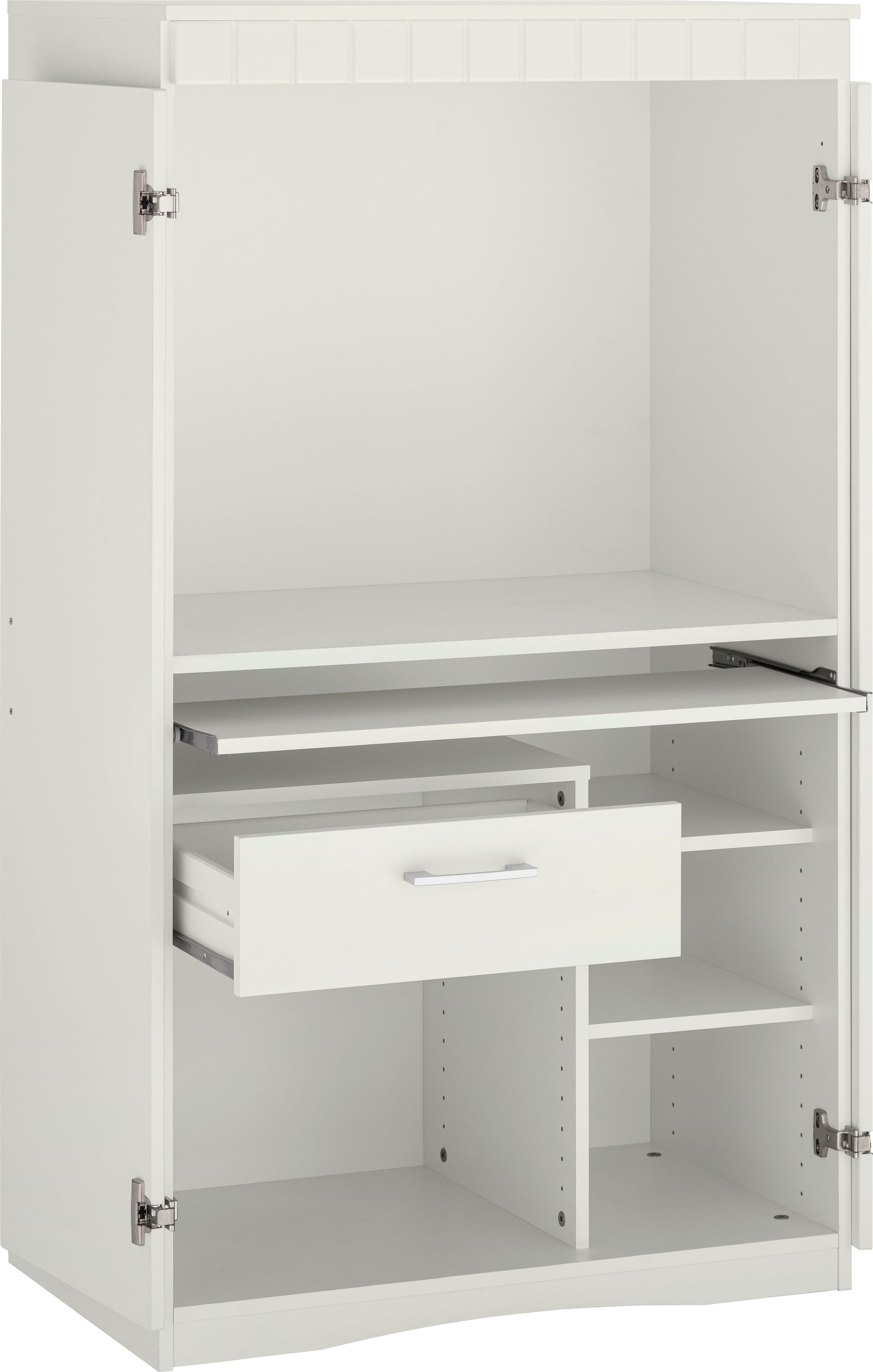 VOGL Möbelfabrik Sekretär »Niklas«, PC-Schrank, Home Office, Maße 80x50x138 cm, Made in Germany
