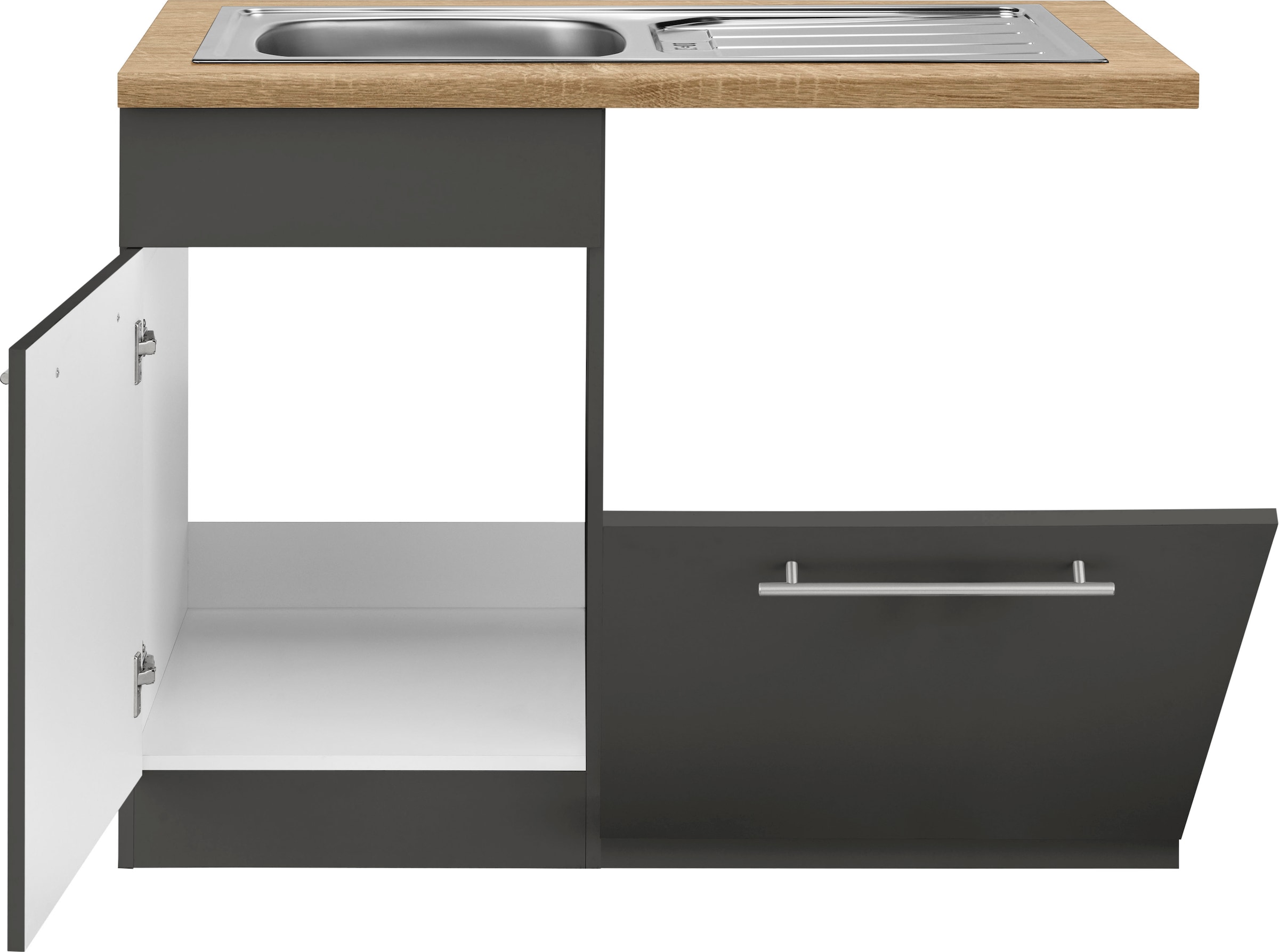 wiho Küchen Spülenschrank für online 110 bestellen cm Tür/Sockel/Griff Geschirrspüler »Unna«, breit, inkl