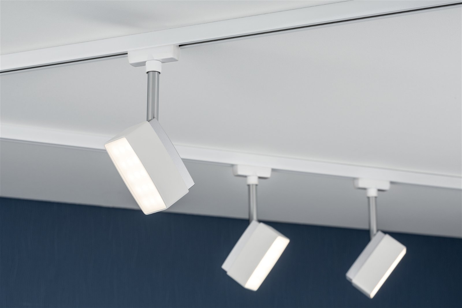 Paulmann Schienensystem-Leuchten »URail Schienenspot Pedal Einzelspot 395lm 5W 2700K 230V Chrom matt«
