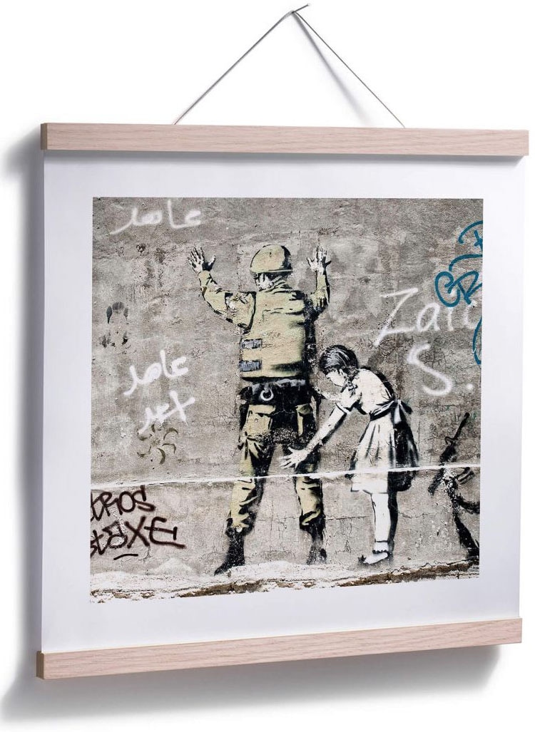 Wall-Art Poster »Graffiti Bilder Mädchen Wandbild, und St.), (1 Soldat«, Bild, Wandposter Poster, Menschen, auf Raten kaufen