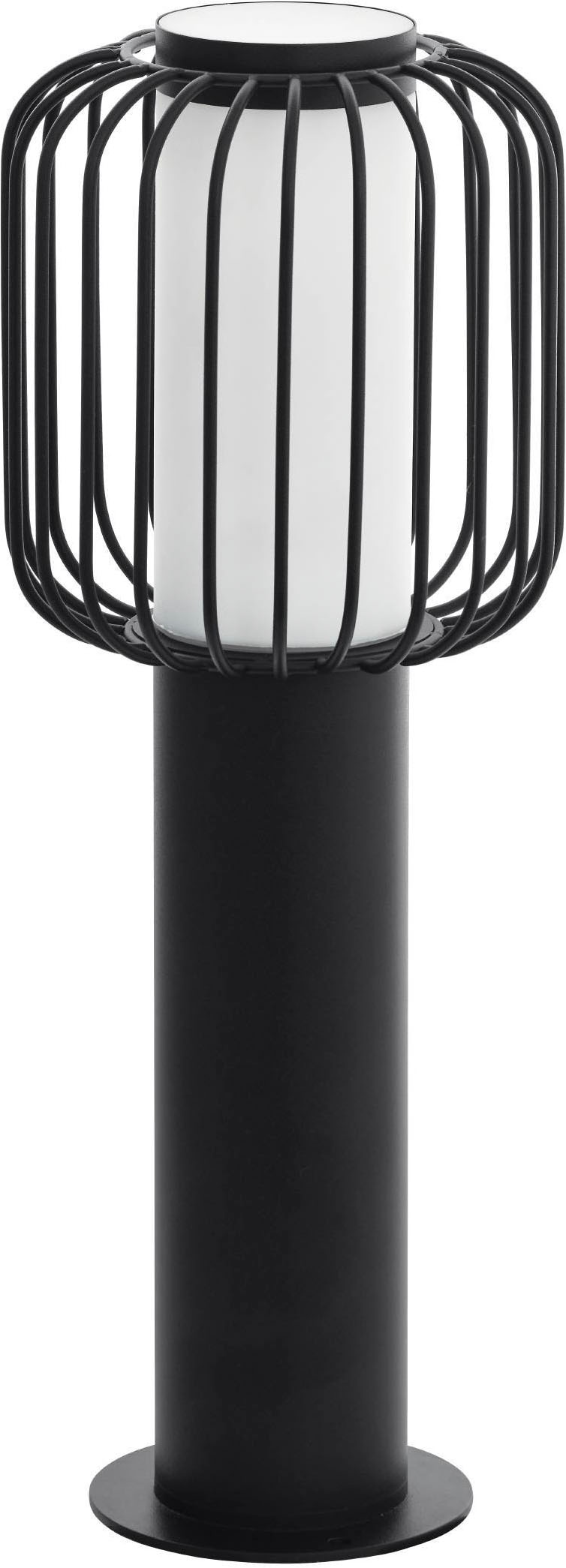 EGLO Sockelleuchte »Ravello Sockellampe, Stahl und Kunststoff, Außenlampe, E27, IP44« E27 1 Stk. Stehleuchte - H45 x Ø16,5 cm - schwarz - 1X28W exkl.