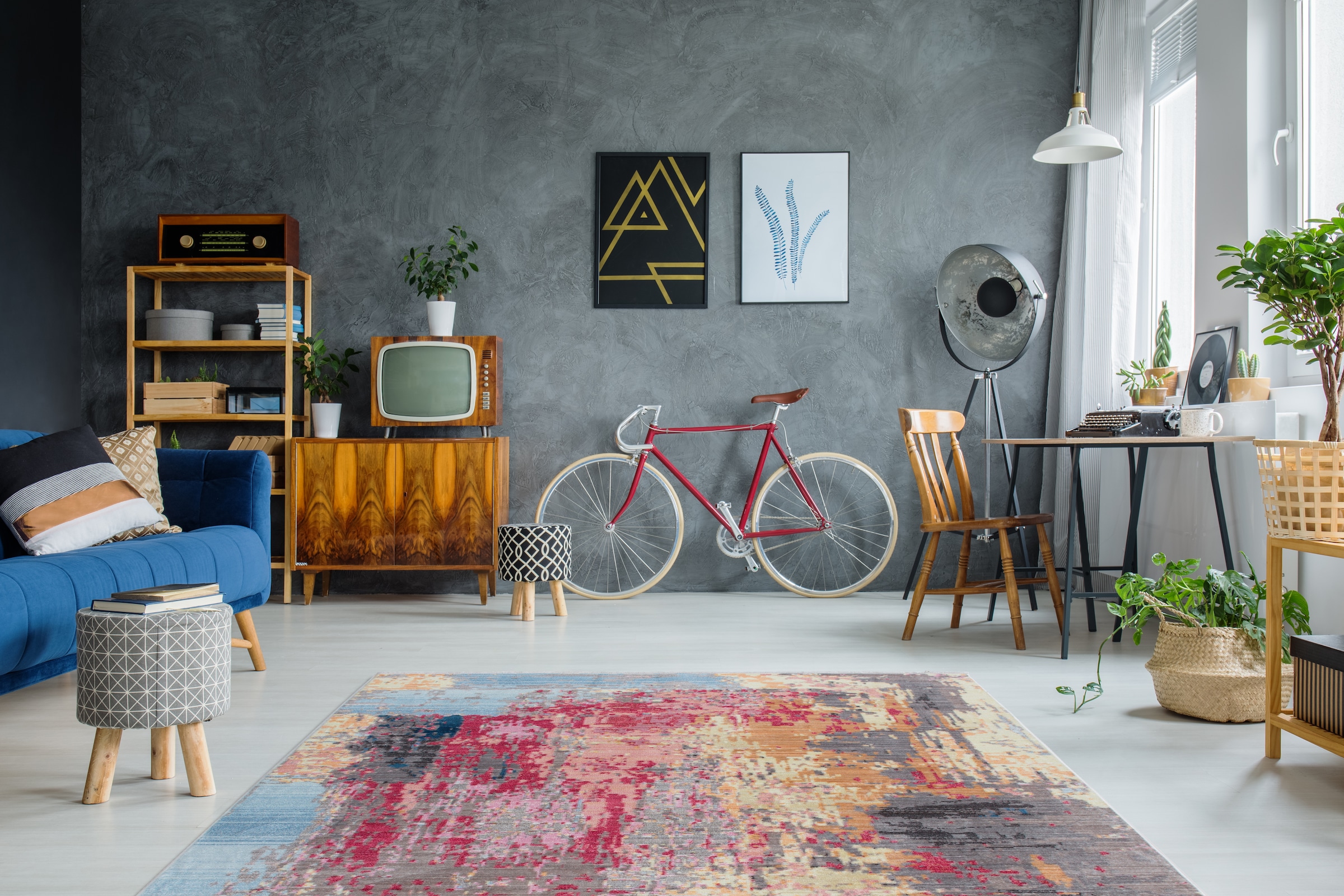 Arte Espina Teppich »Antigua 400«, rechteckig, 9 mm Höhe, Fransenteppich im Vintage-Design, brillantes Farbenspiel