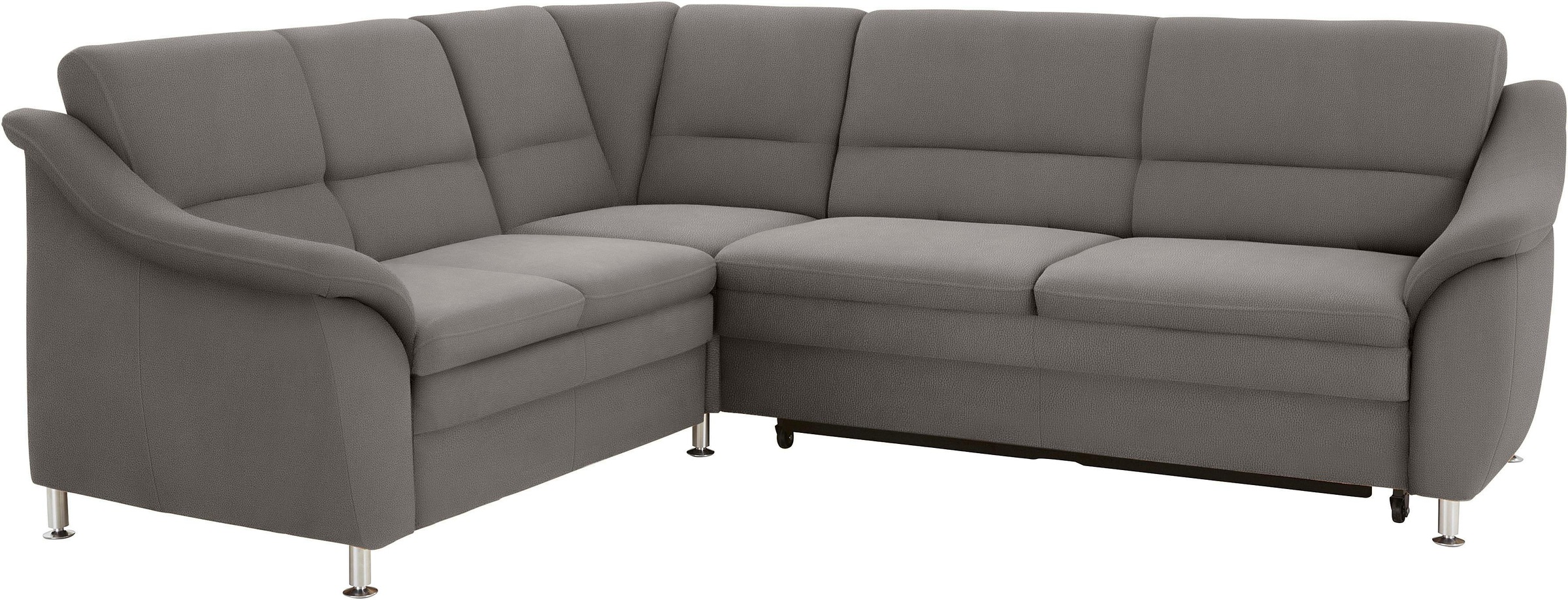 sit&more Ecksofa »Cardoso L-Form«, mit Federkern, wahlweise mit Bettfunktio günstig online kaufen