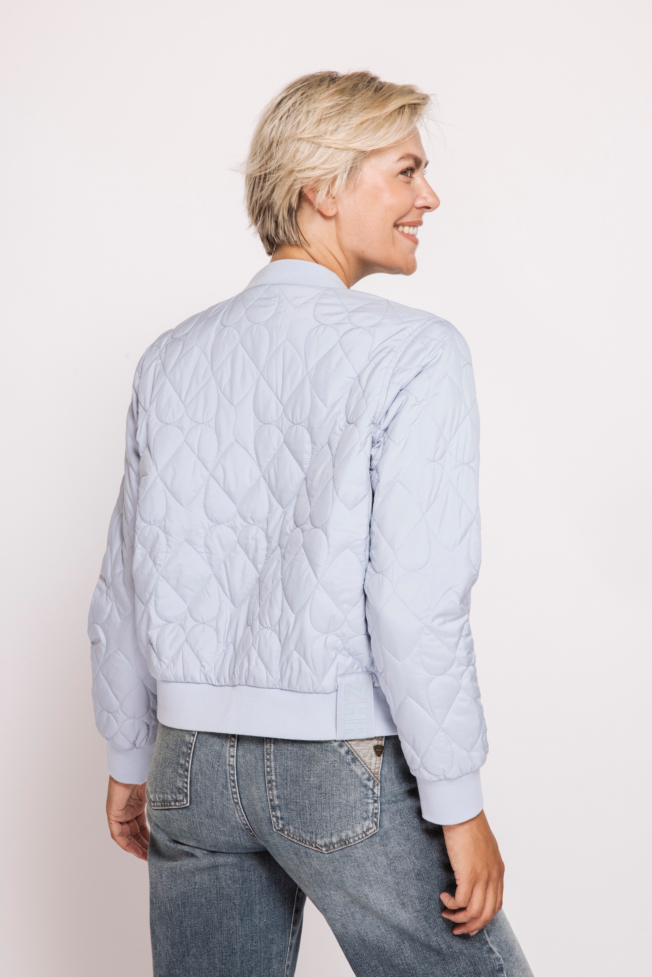 Zhrill Kurzblazer »ZHJULIE PADDED« im Blouson-Look und mit Steppung