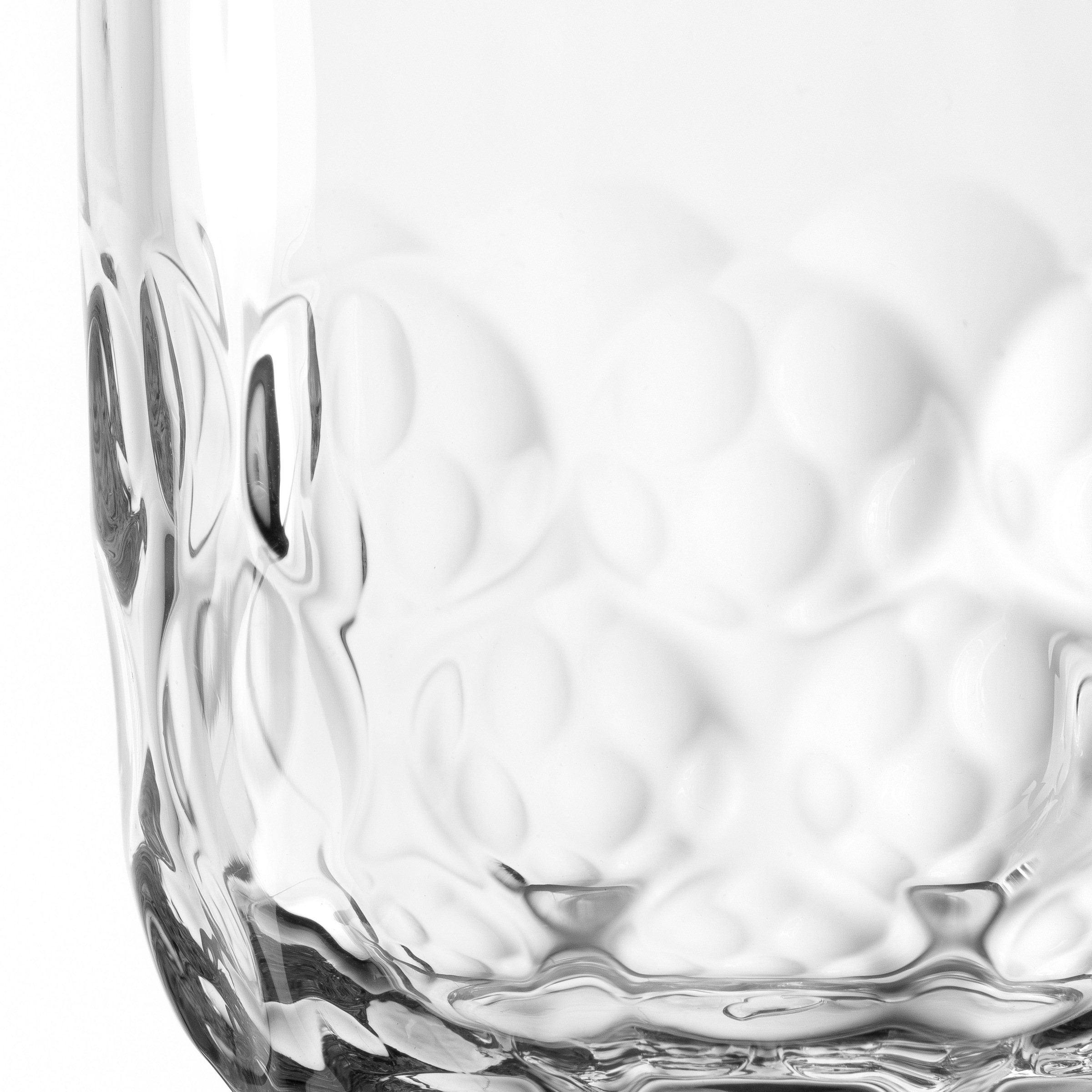 LEONARDO Gläser-Set »Kaffee-Glas GOCCE, 220 ml, 6er-Set«, (Set, 6 tlg.), 1. Variante, mit Tropfenrelief