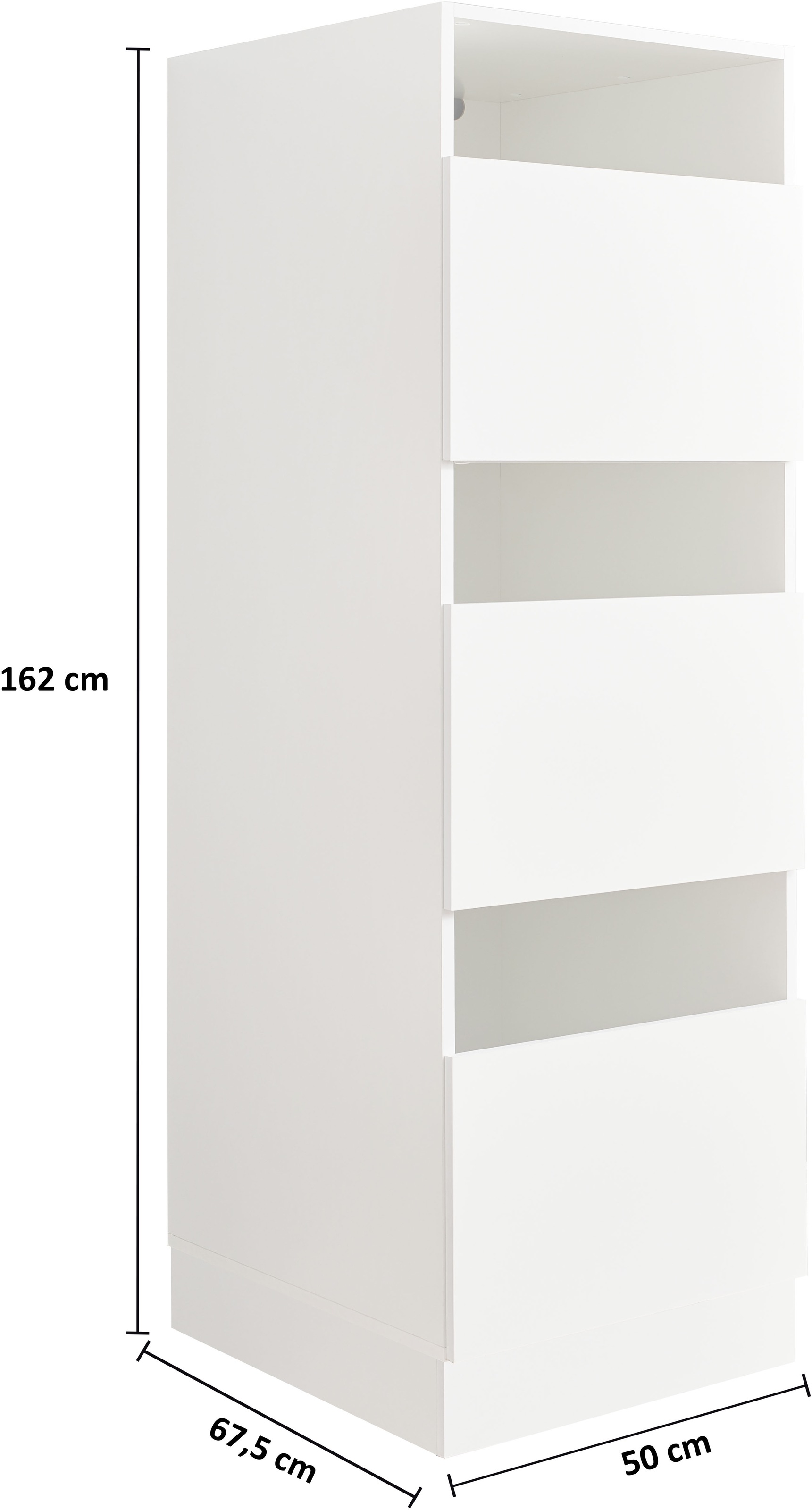 Laundreezy Mehrzweckschrank-Set »LAUNDREEZY LDSK5«, Breite 117,5 cm