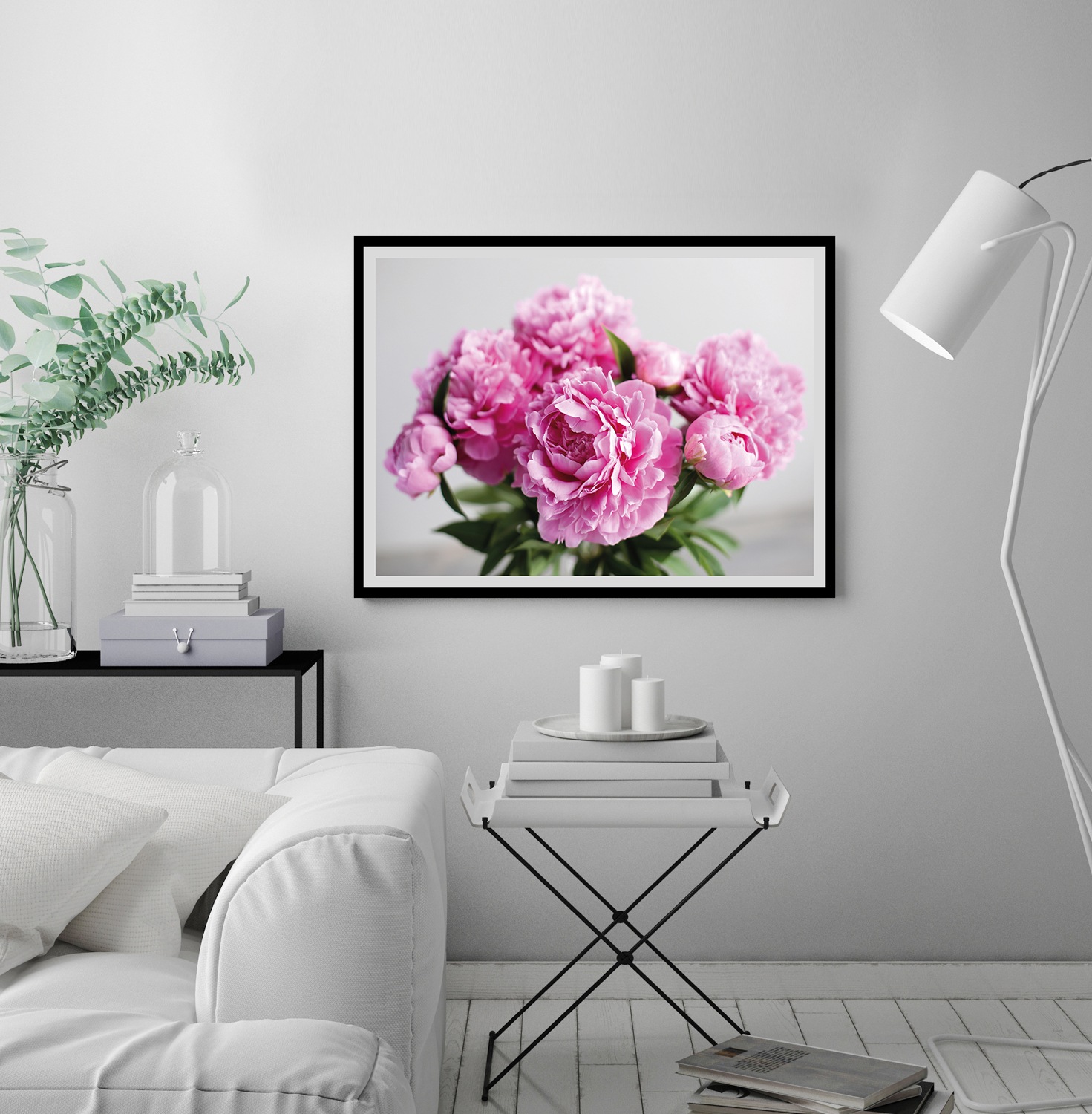 queence Bild »Linn«, Blumen, gerahmt, Rosen günstig online kaufen