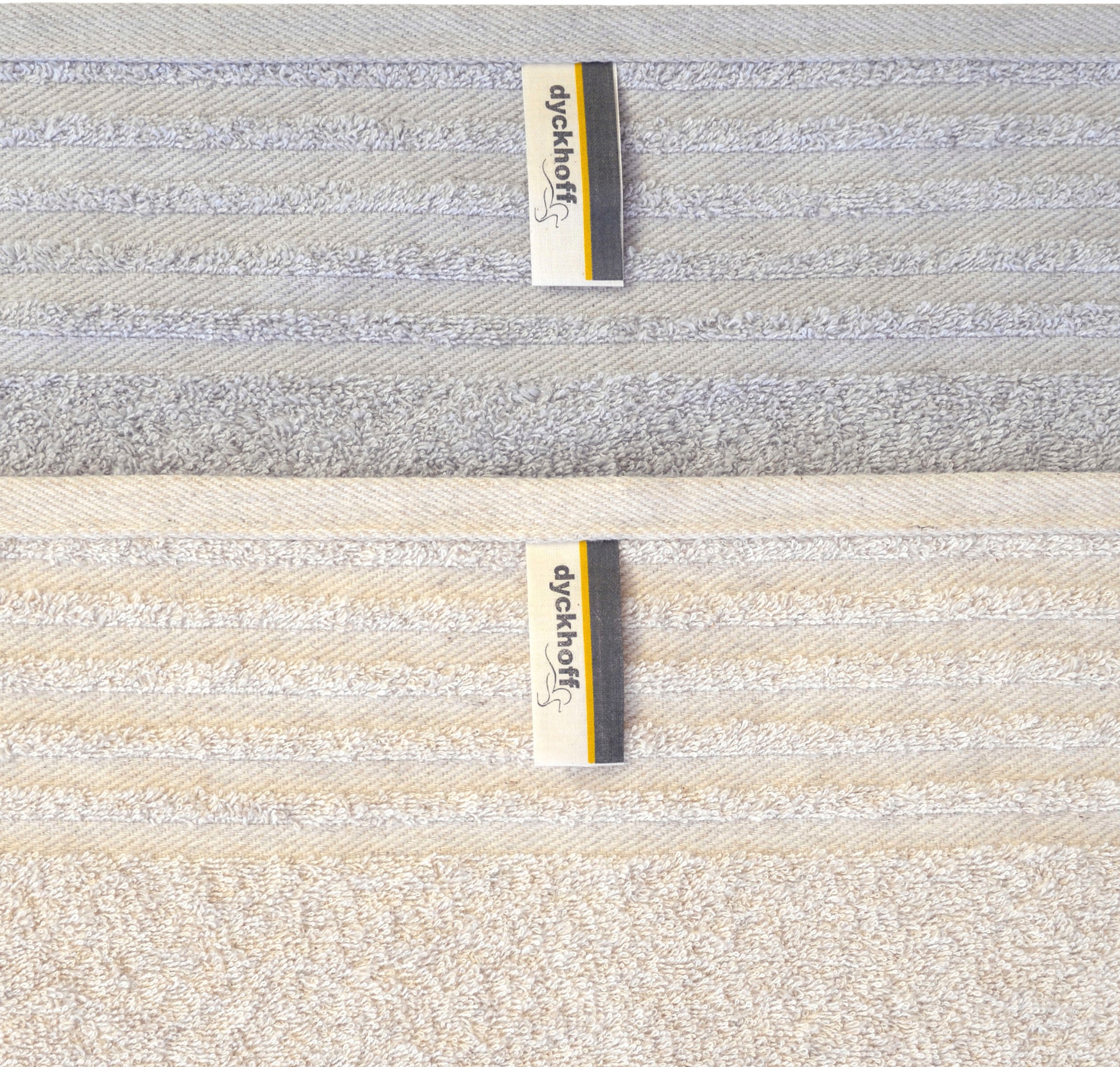 Dyckhoff Handtuch Set »Deep Harmony Energy«, Set, 3 tlg., Frottier, 15% Hanf; 2 Handtücher (50x100cm), 1 Duschtuch (70x140cm)