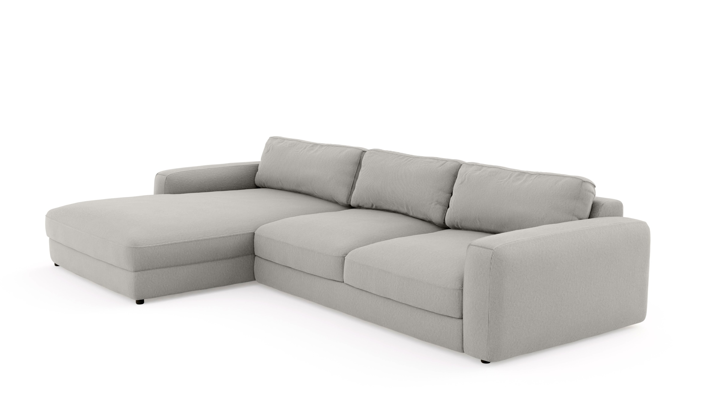 Home affaire Ecksofa »Bloomfield, elegant, viel Platz, Mega Couch, Breite 3 günstig online kaufen