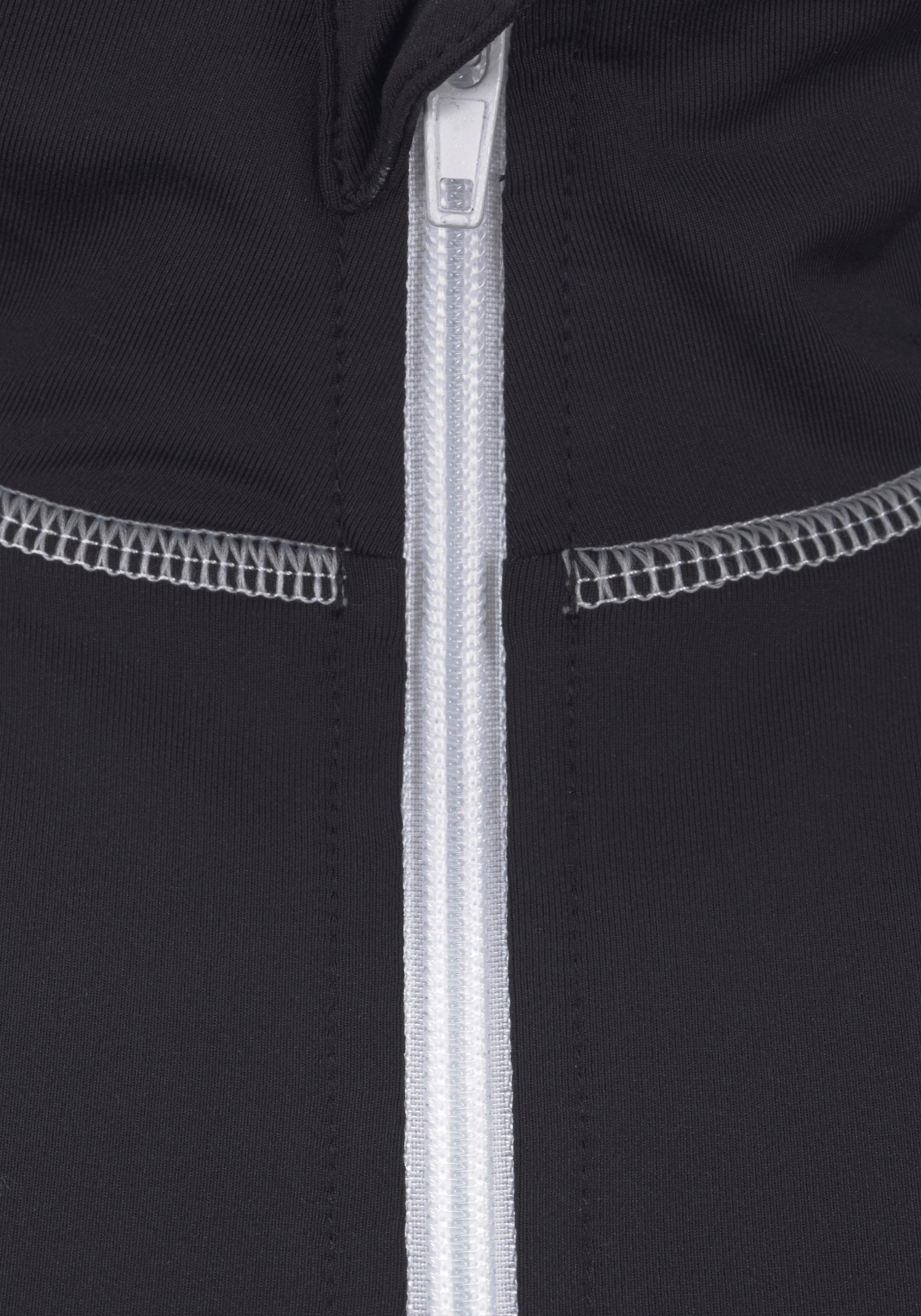 Kontrastnähten Trainingsjacke »Black kaufen Marble«, mit LASCANA online ACTIVE