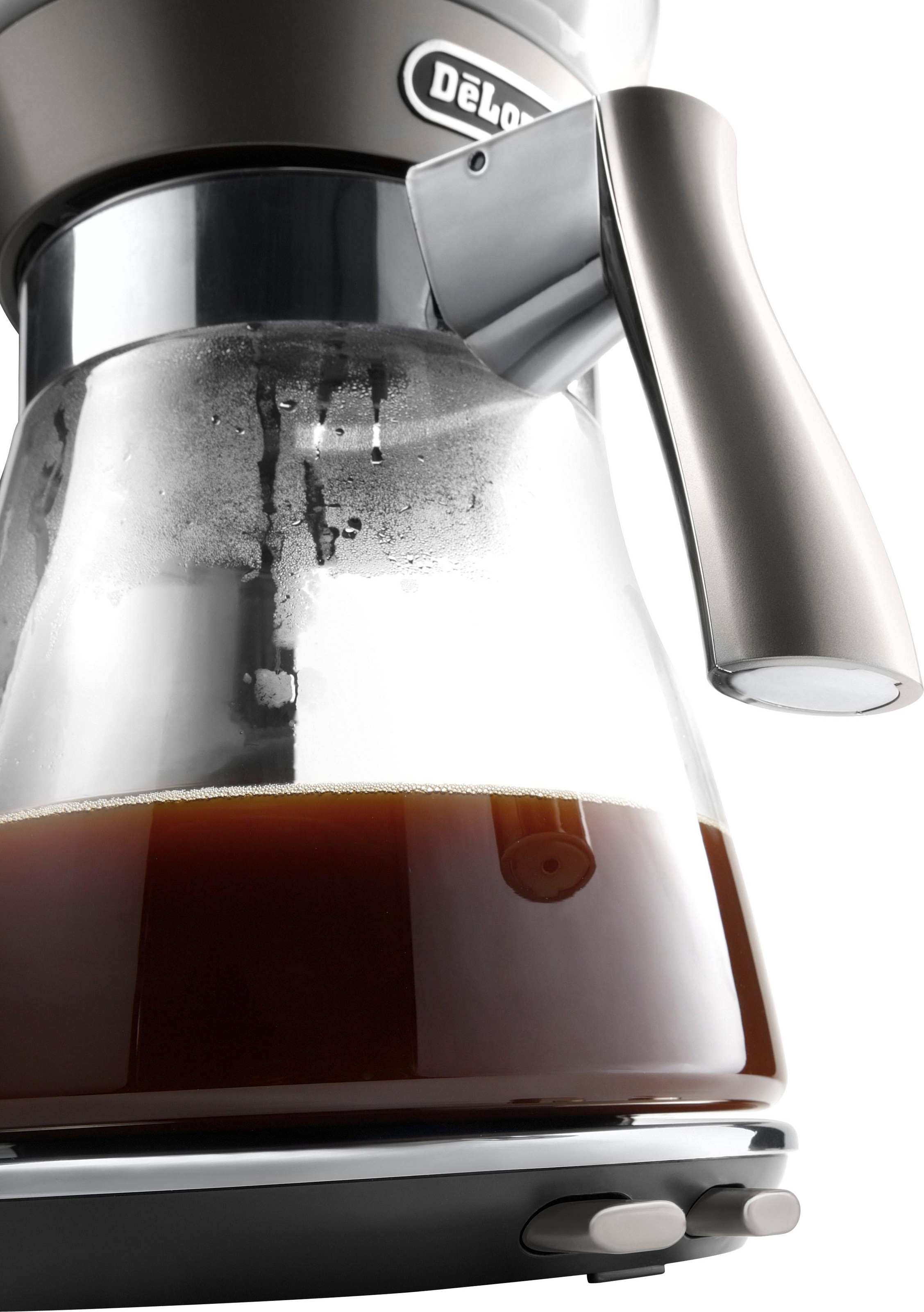 De'Longhi Filterkaffeemaschine »Clessidra ICM 17210«, 1,25 l Kaffeekanne, Papierfilter, nach zertifiziertem ECBE Standard