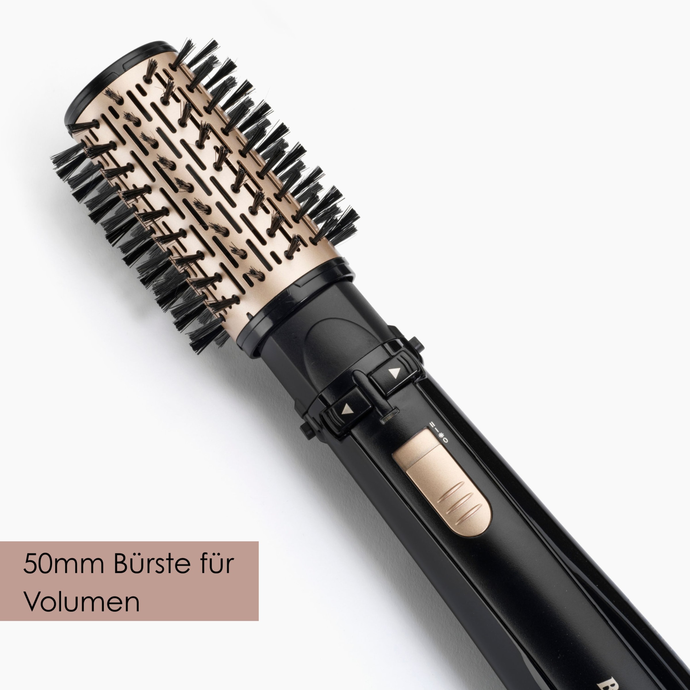 BaByliss Warmluftbürste »BaByliss Big Hair 1000 Warmluftbürste rotierend, AS962E« 2 Aufsätze Rotierender Rundbürstenföhn mit Ionen, 2 Aufsätze für Volumen, 1000 W