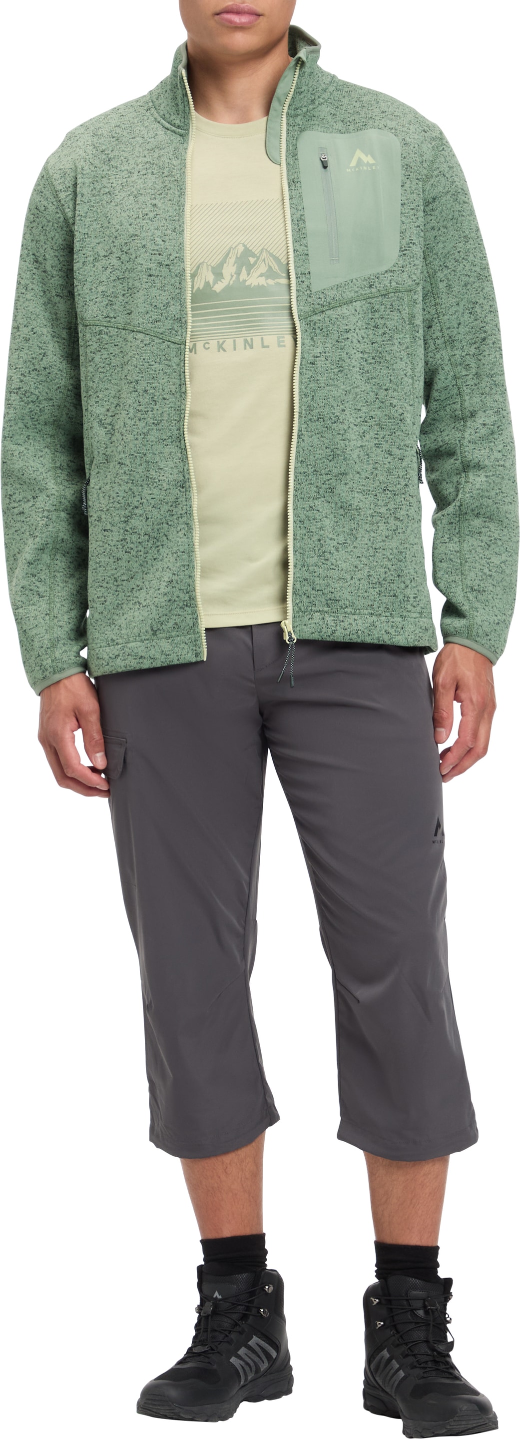 McKINLEY Fleecejacke »HE.-UNTERJACKE SKEENA III M« wärmende Zwischenschicht, atmungsaktives Material
