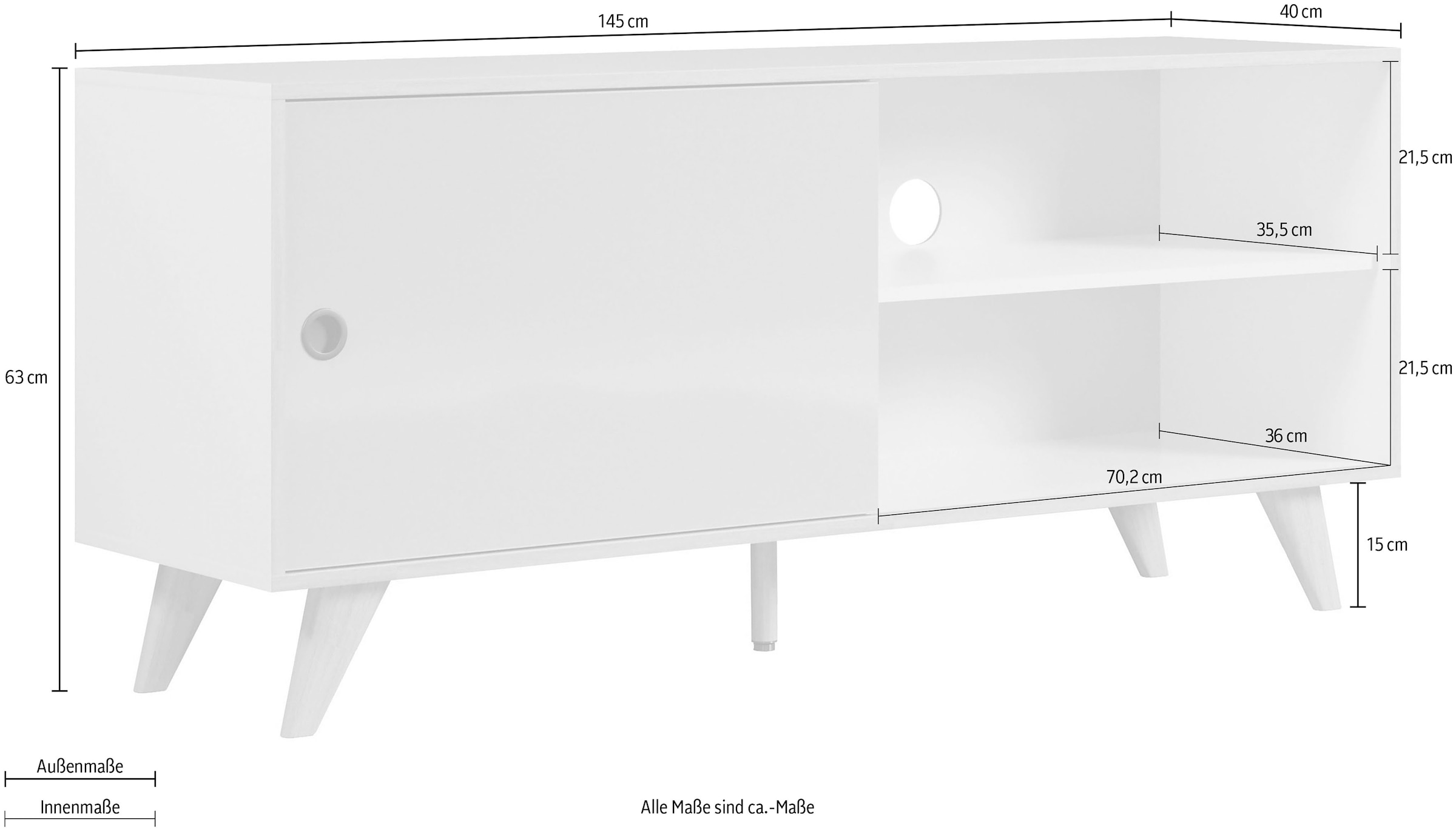INTER-FURN TV-Schrank Modernes Design »Adelaide«, im Online-Shop bestellen
