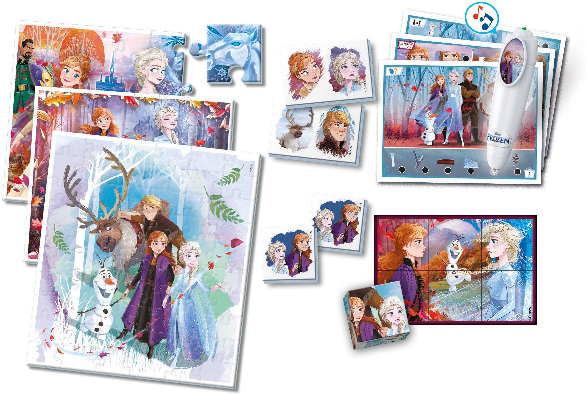 Clementoni® Puzzle »Super-Edukit 7in1, Frozen 2«, Made in Europe