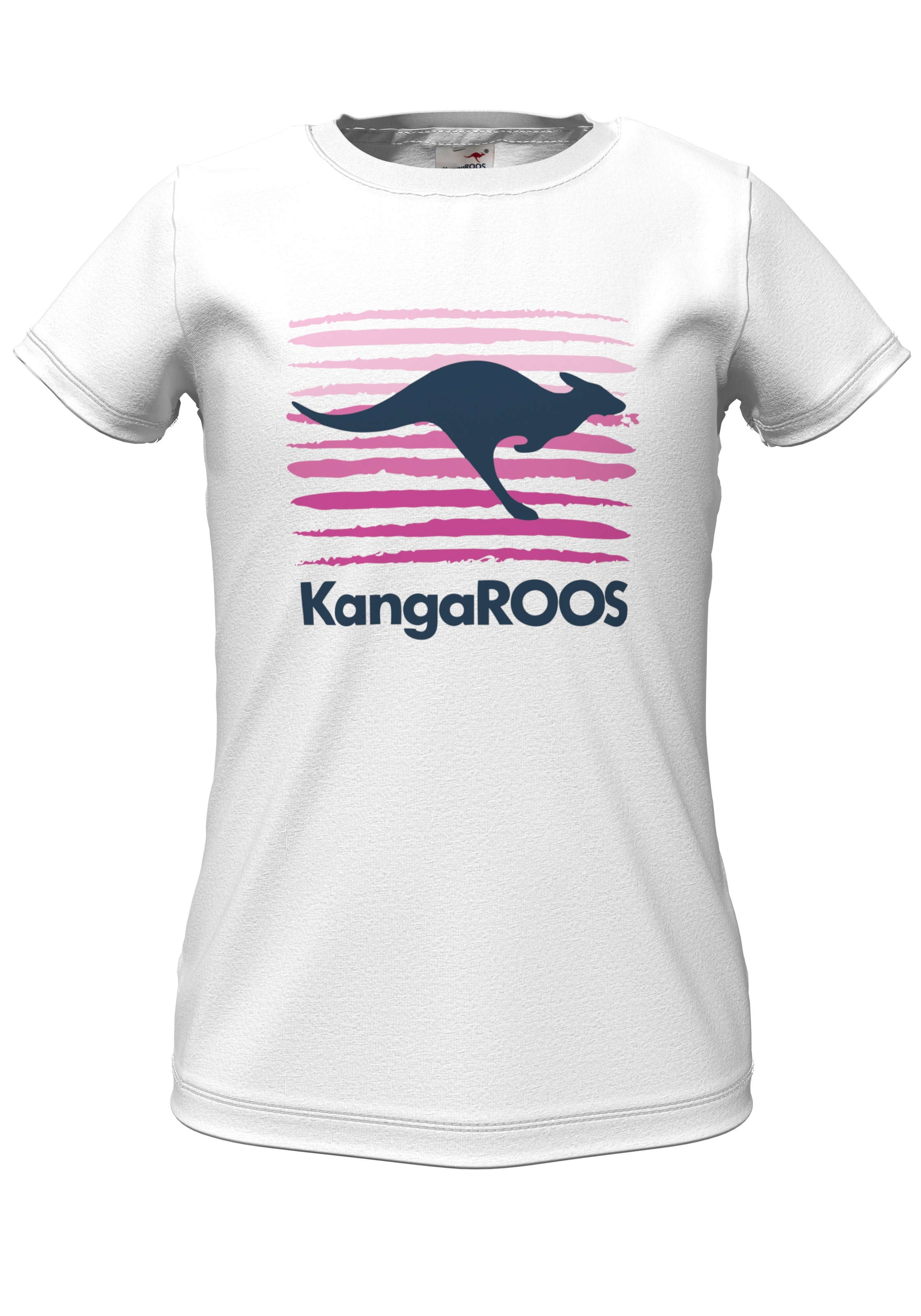 KangaROOS T-Shirt, mit großem Logodruck