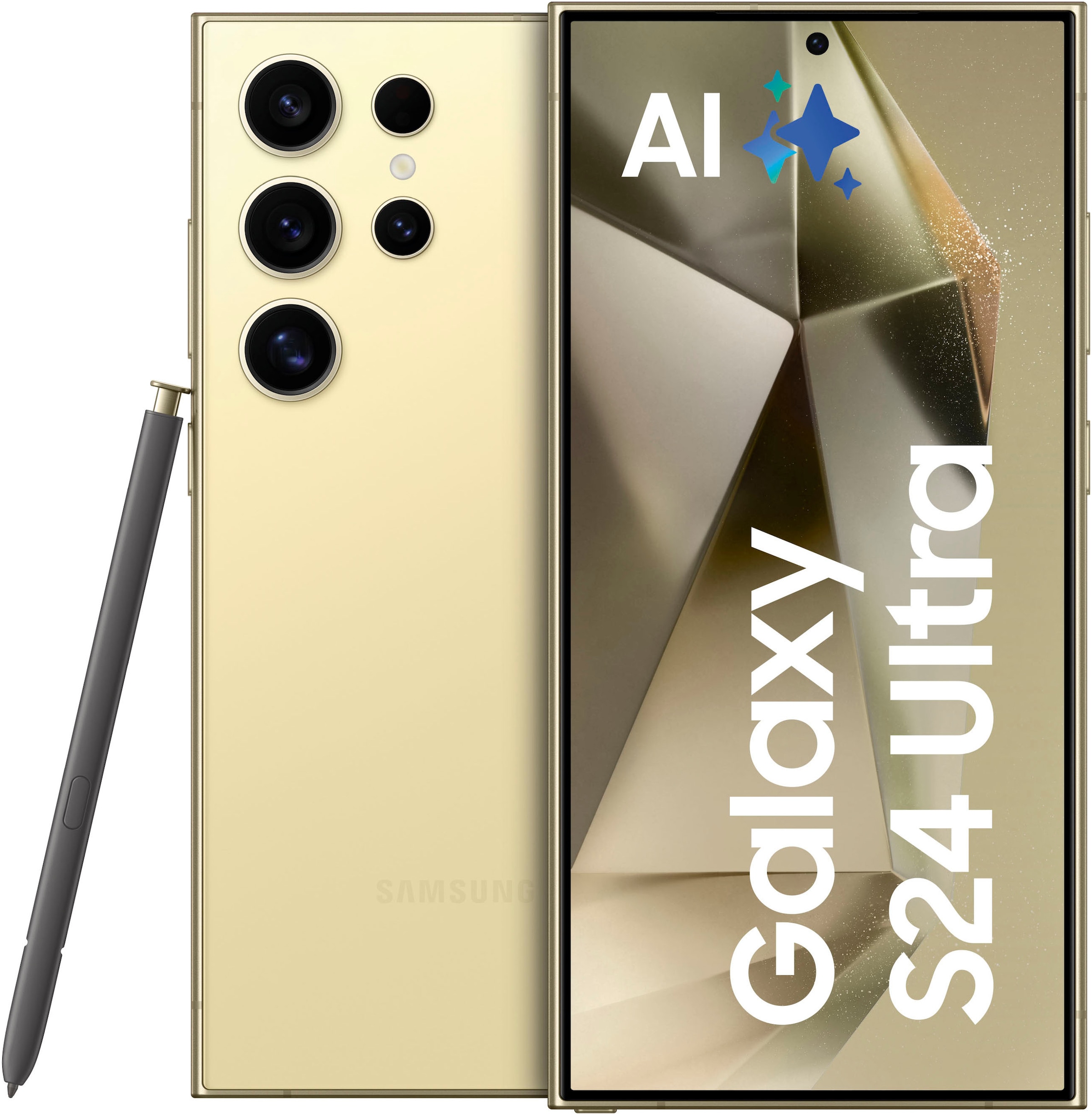 Smartphone »Galaxy S24 Ultra 256GB«, Titanium Yellow, 17,25 cm/6,8 Zoll, 256 GB...