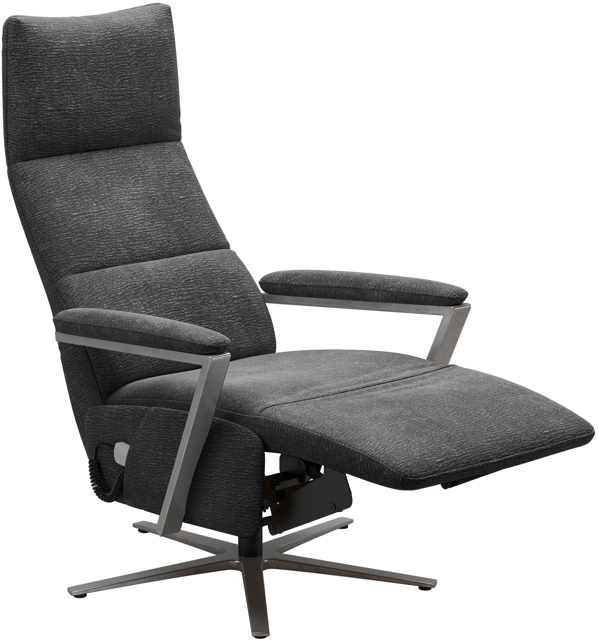 sit&more TV-Sessel »Vario Comfort, inkl. Kopfteilverstellung & 360 Grad Drehfunktion«, inkl. Herz-Waage-Funktion & 3 Motoren, Höhe der Armlehnen 64cm