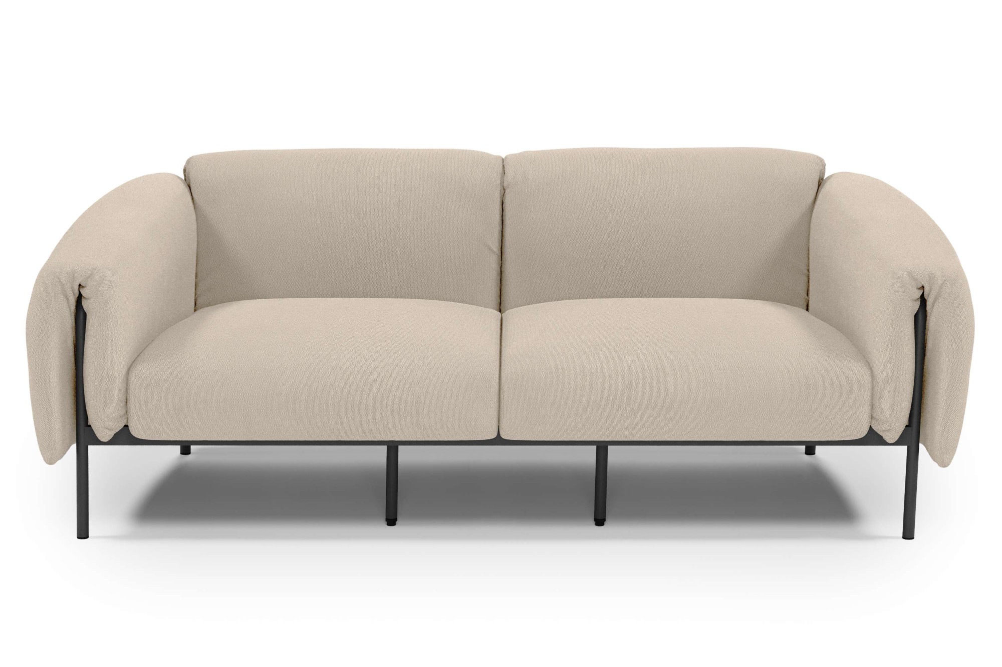 andas 2-Sitzer »Lumi«, Outdoor Gartensofa, wetterfeste Materialien, Breite 186 cm